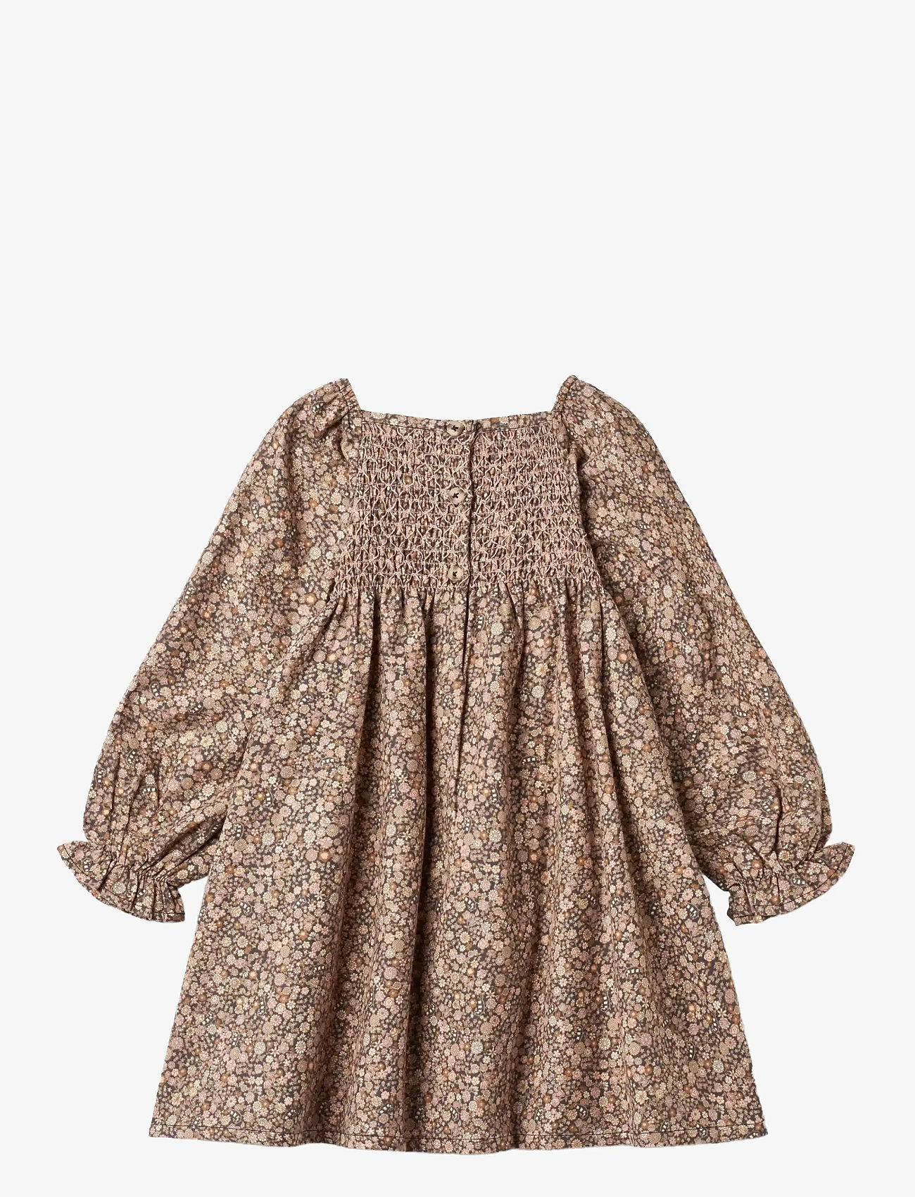 Wheat - Dress L/S Bella - long-sleeved casual dresses - black sea garden - 2