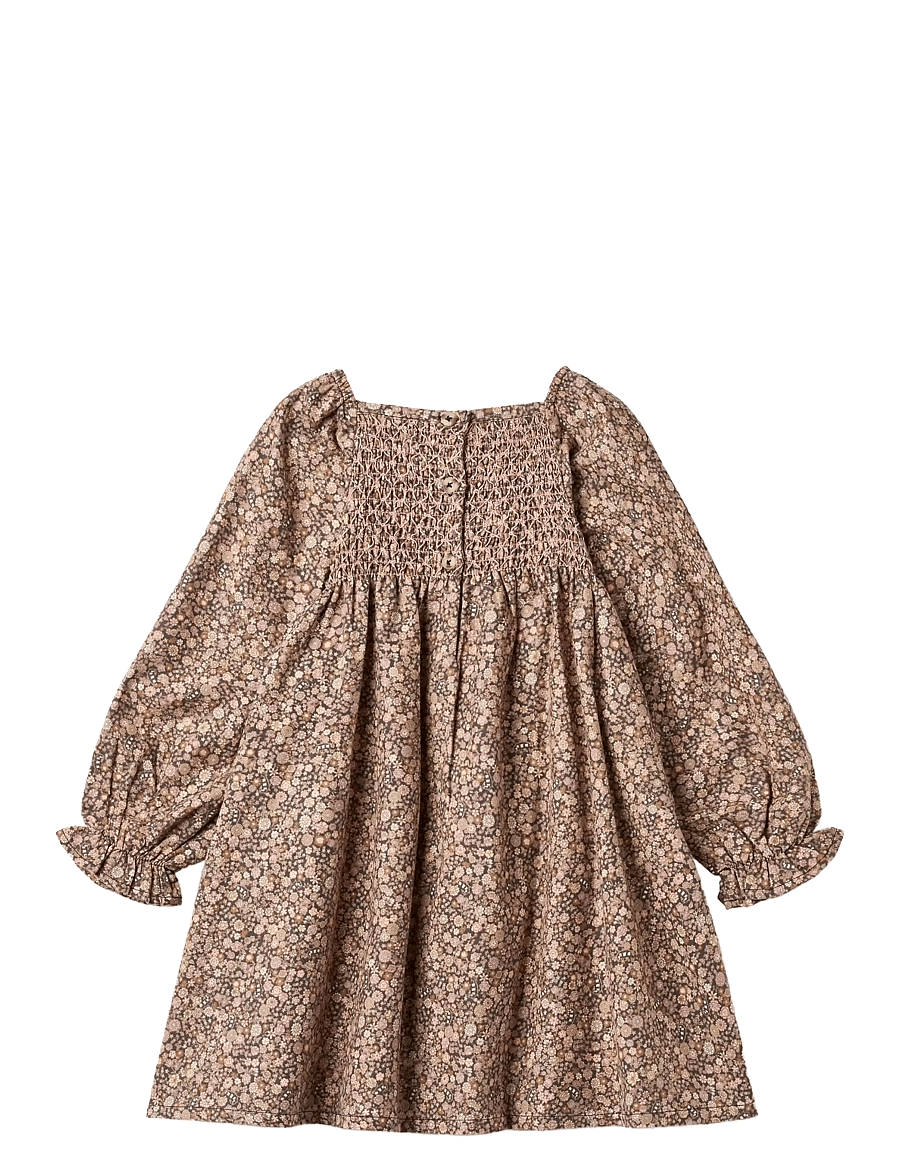 Wheat - Dress L/S Bella - black sea garden - 2