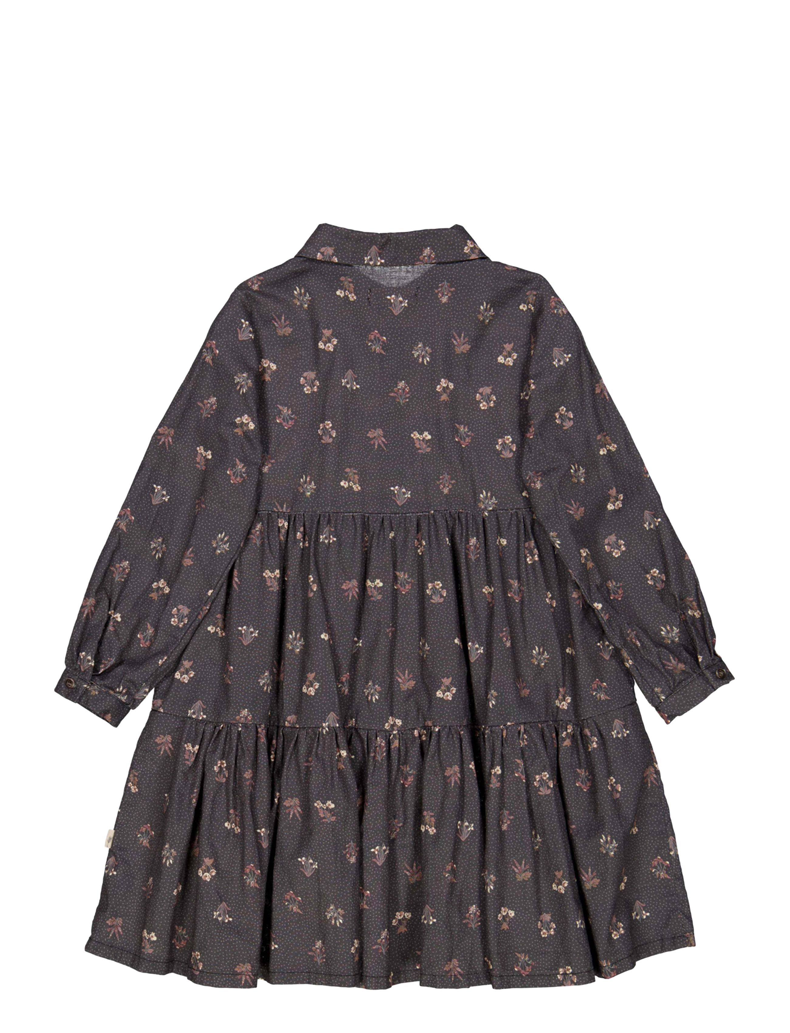 Wheat - Dress Felucca - black flowers - 2
