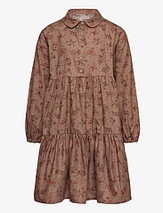 Wheat - Dress Felucca - sukienki codzienne z długim rękawem - berry dust flowers - 0
