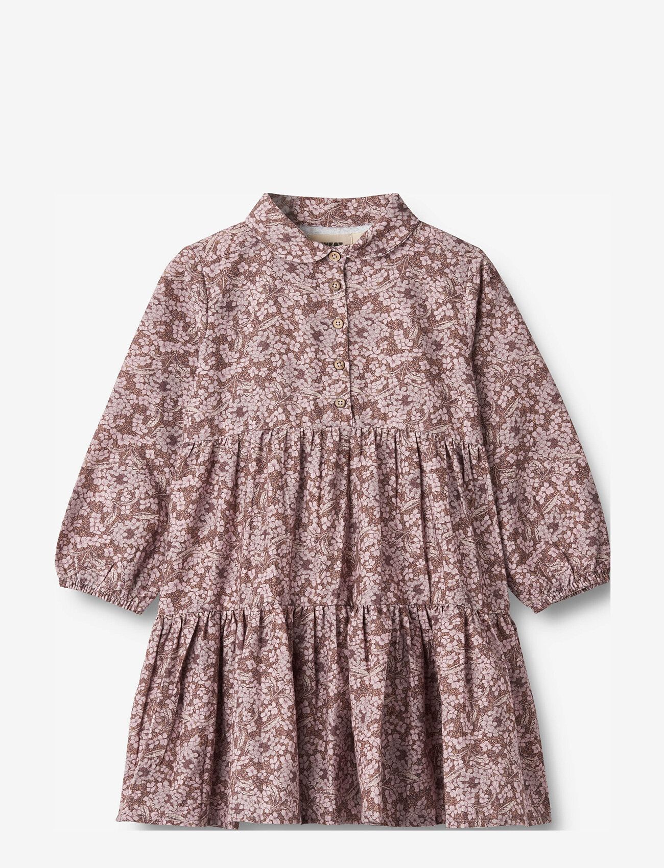 Wheat - Dress L/S Felucca - langärmelige freizeitkleider - hydrangeas - 0