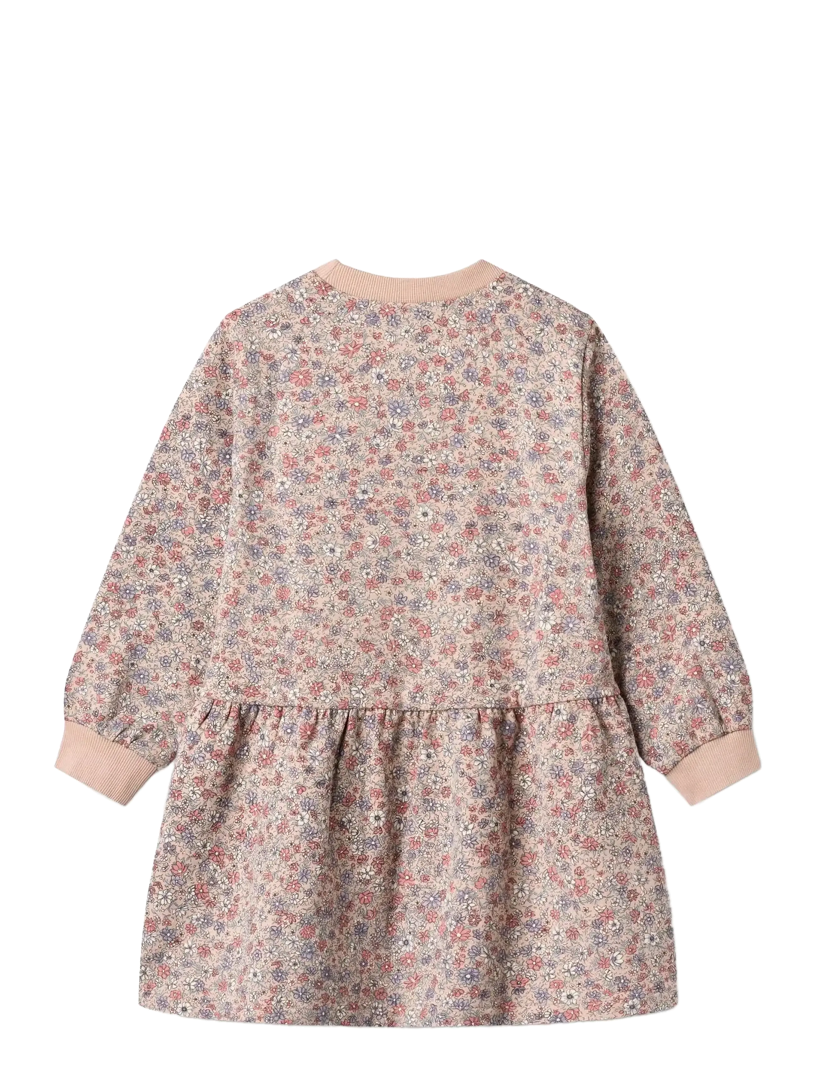 Wheat - Sweat Dress L/S Zenia - pitkähihaiset arkimekot - rose dust flowers - 1