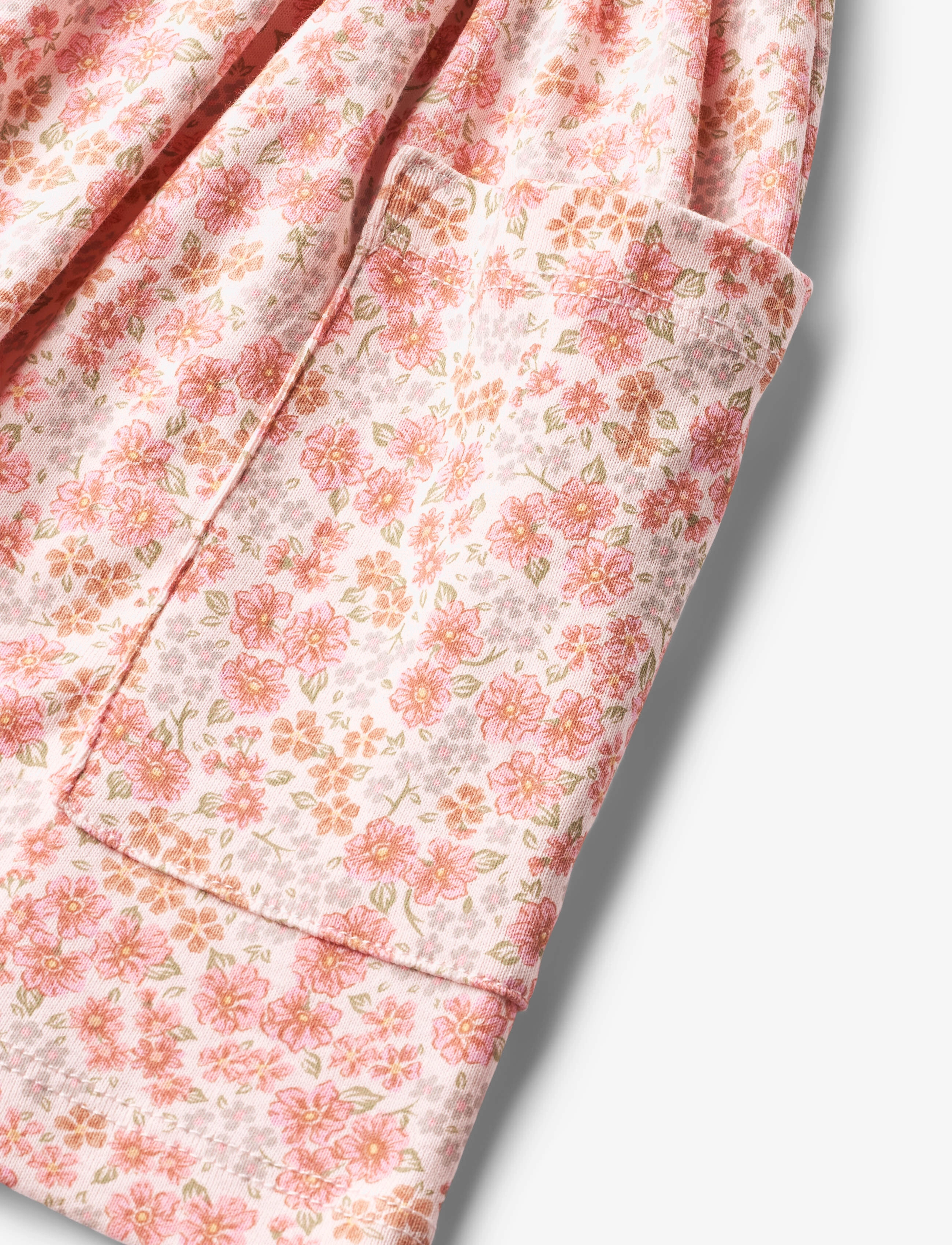 Wheat - Jersey Dress S/S Birthe - rose flowers - 2