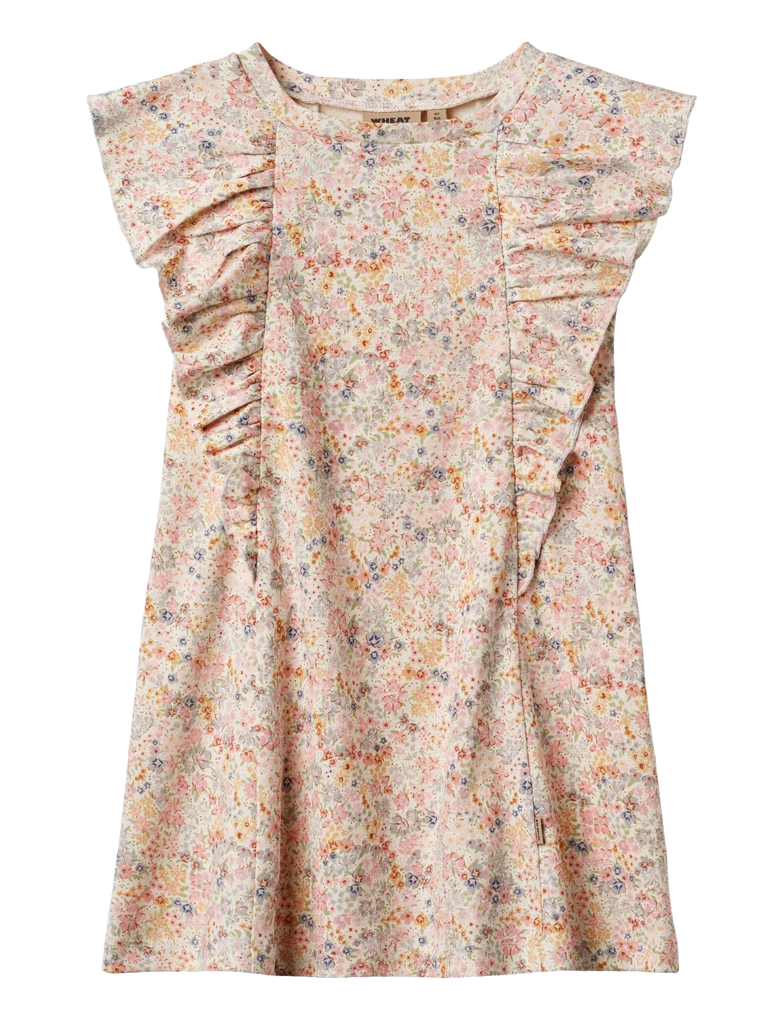 Wheat - Jersey Dress Ruffle Shirley
