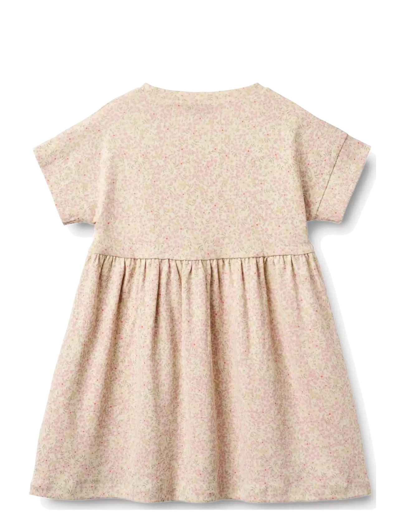Wheat - Jersey Dress S/S Emilie - kortærmede hverdagskjoler - coral flowers - 1