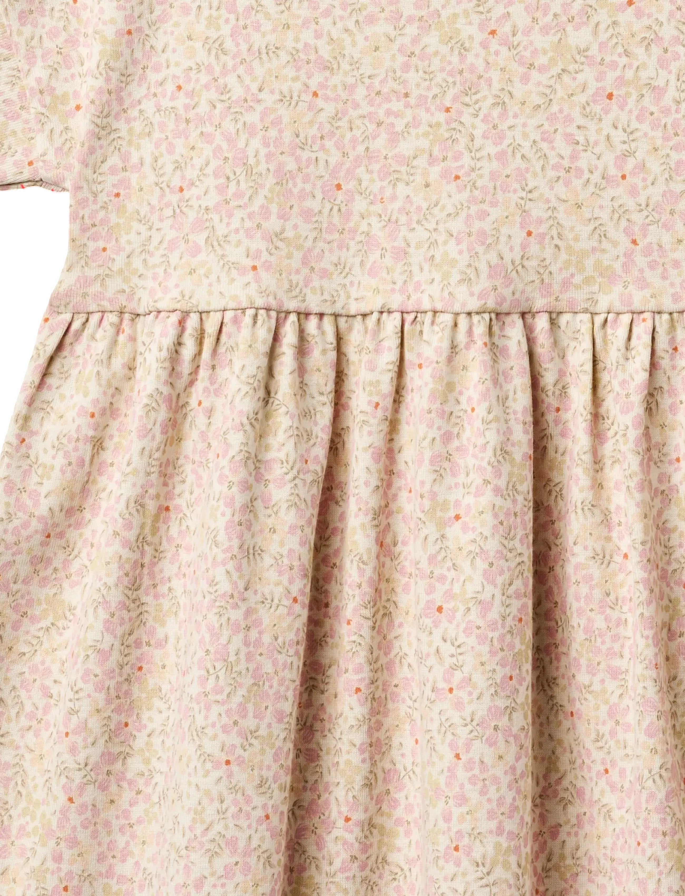 Wheat - Jersey Dress S/S Emilie - kortærmede hverdagskjoler - coral flowers - 2