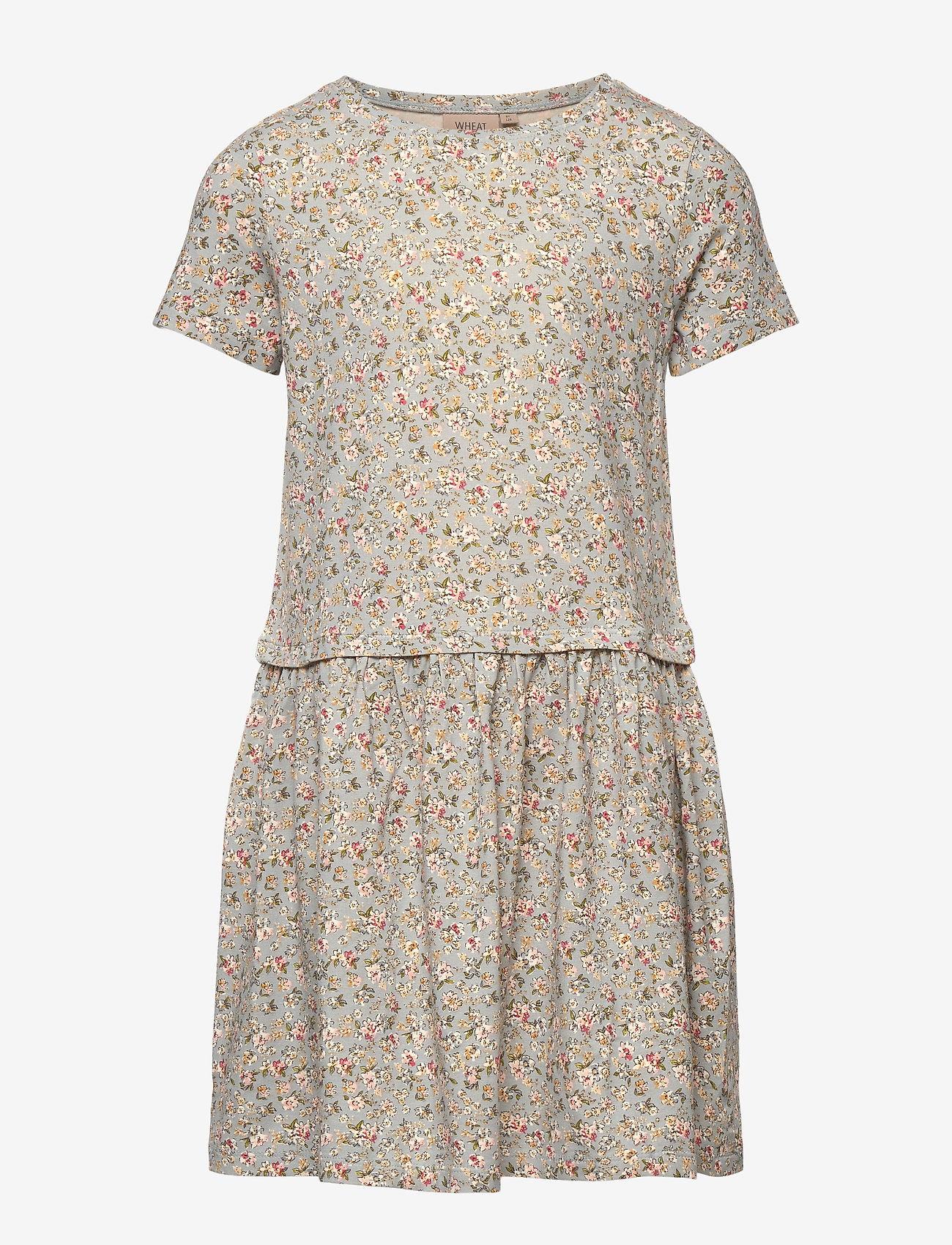 Wheat - Dress Adea - dusty dove flowers - 0