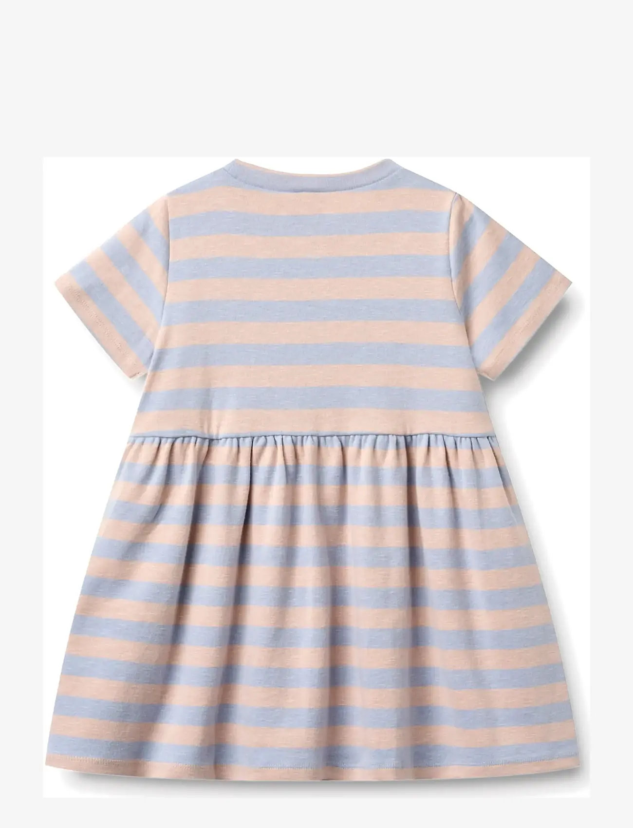 Wheat - Jersey Dress S/S Anna - powder stripe - 1