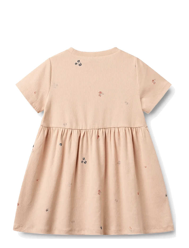 Wheat - Jersey Dress Anna - casual jurken met korte mouwen - rose flowers - 1