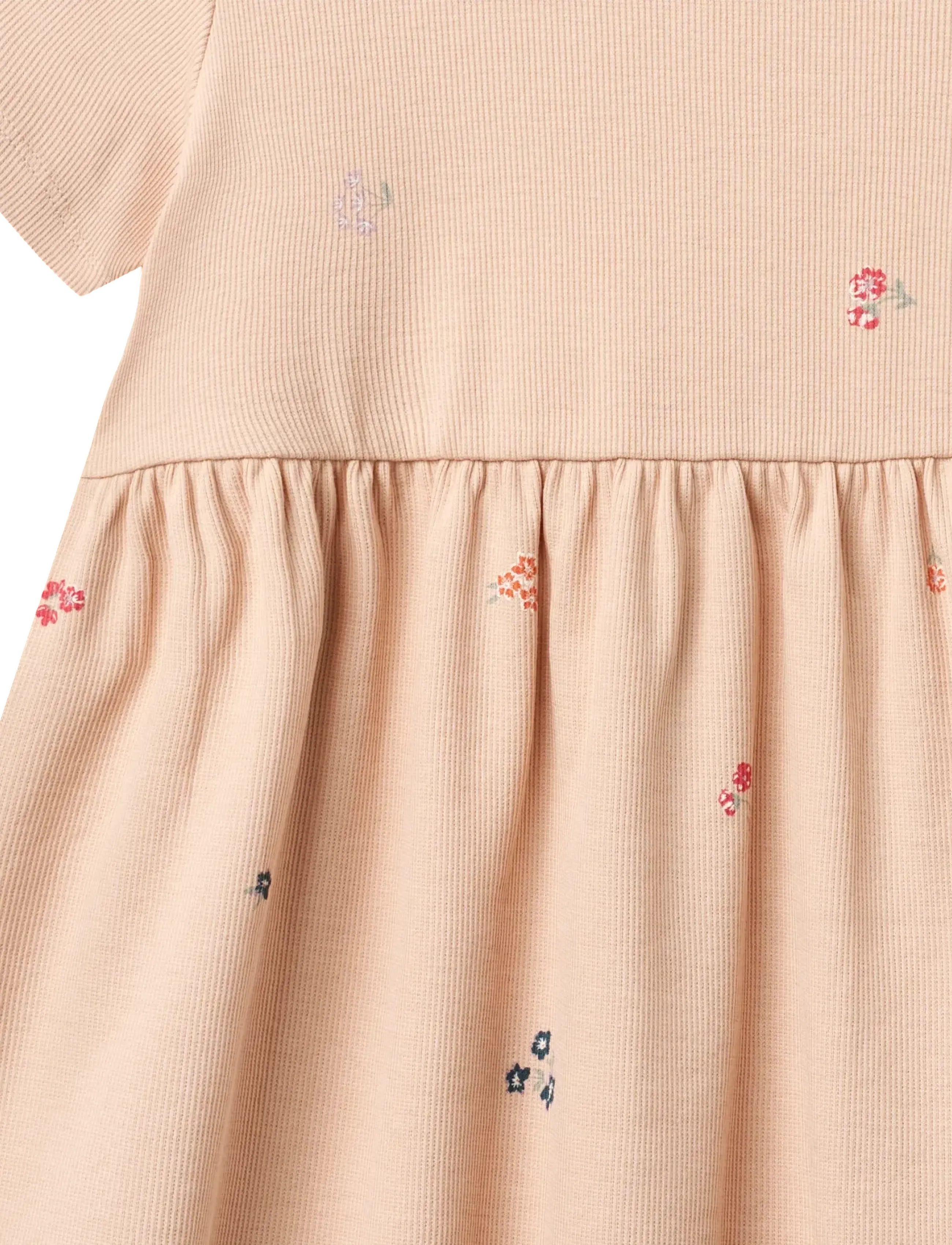 Wheat - Jersey Dress Anna - klänningar - rose flowers - 2