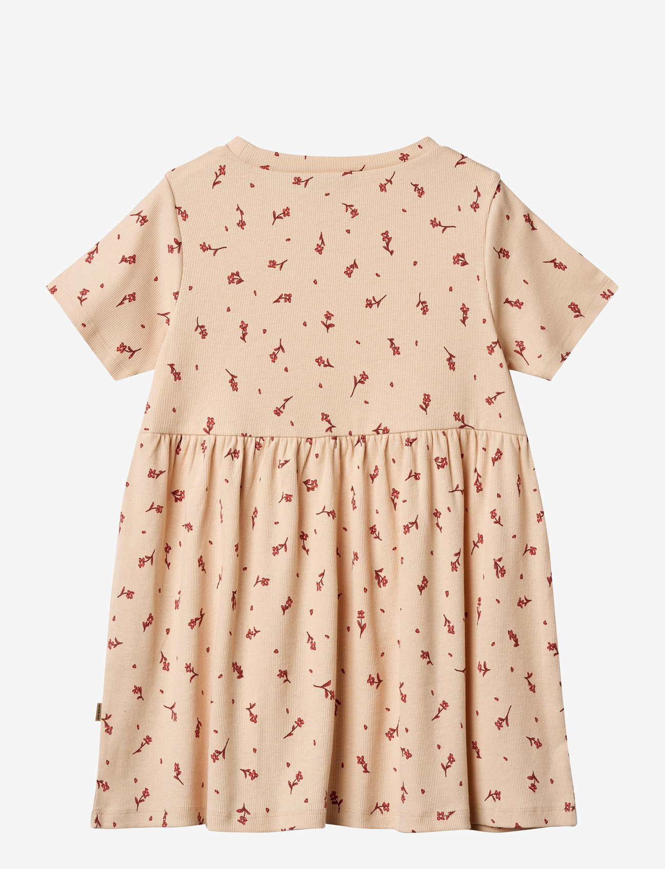 Wheat - Jersey Dress Anna - kurzärmelige freizeitkleider - rose water flowers - 1