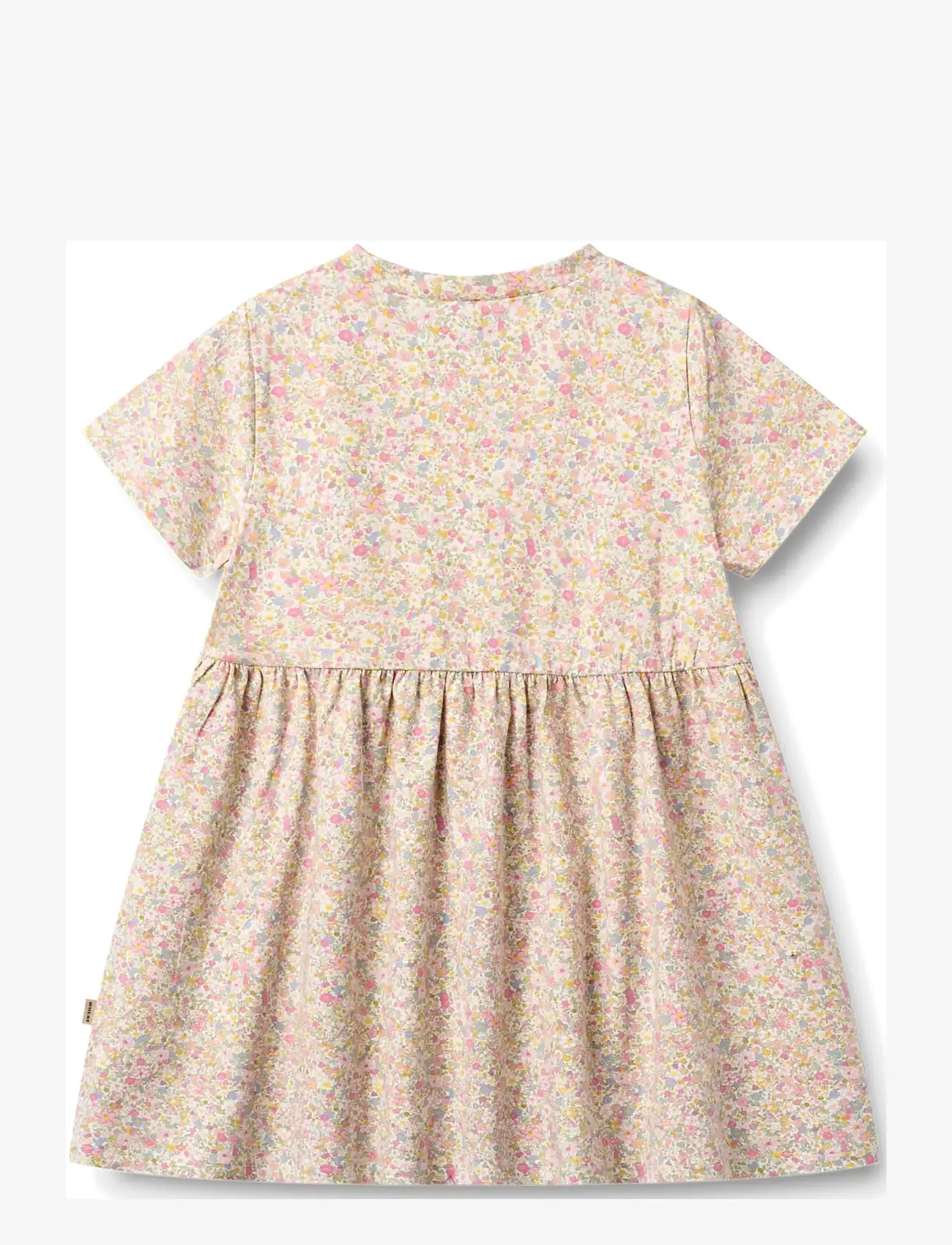 Wheat - Jersey dress S/S Anna - kortærmede hverdagskjoler - blush flower meadow - 1