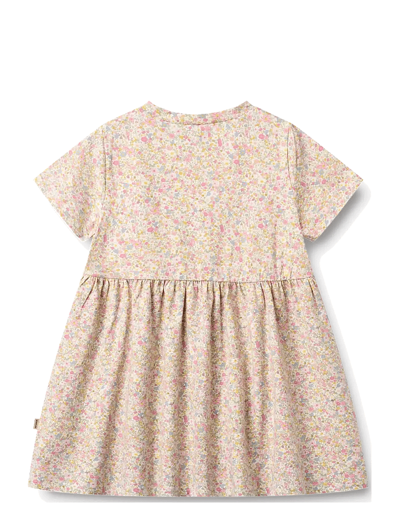 Wheat - Jersey dress S/S Anna - kortærmede hverdagskjoler - blush flower meadow - 1