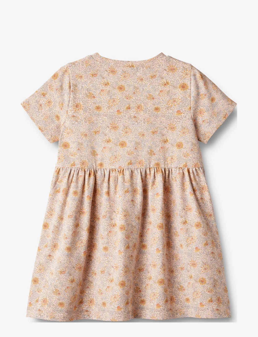 Wheat - Jersey Dress S/S Anna - kurzärmelige freizeitkleider - coneflowers - 1