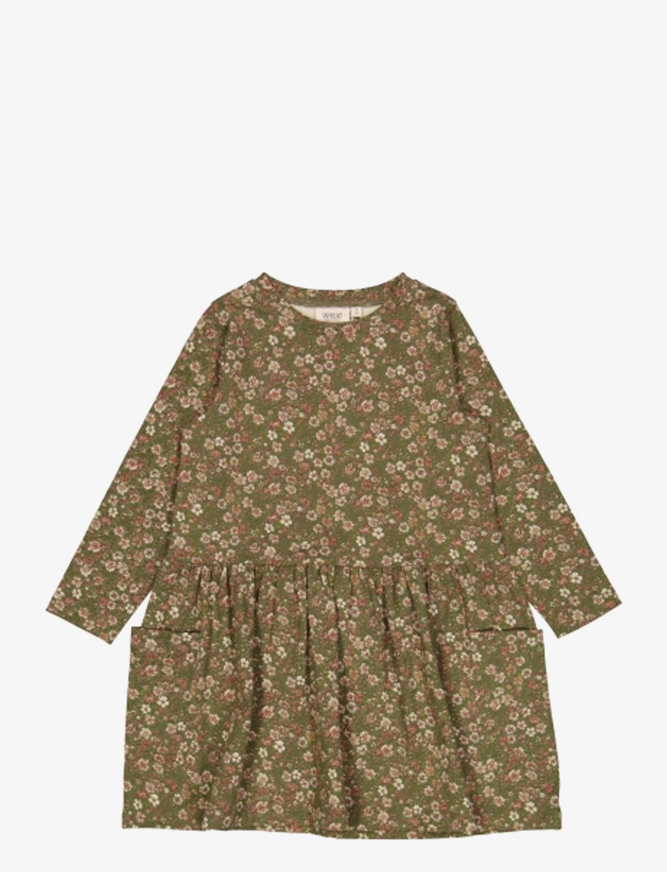 Wheat - Jersey Dress Bessie - dry pine flowers - 0