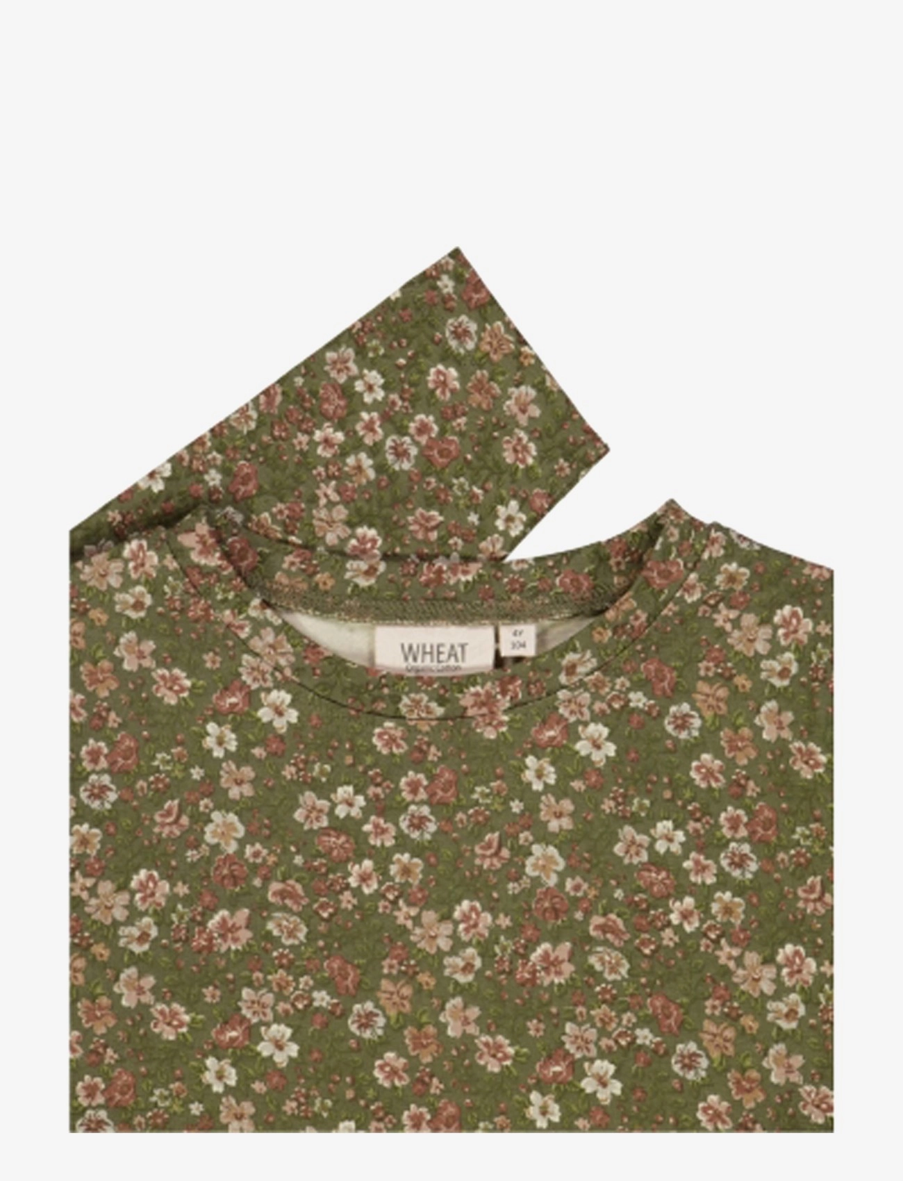 Wheat - Jersey Dress Bessie - dry pine flowers - 2