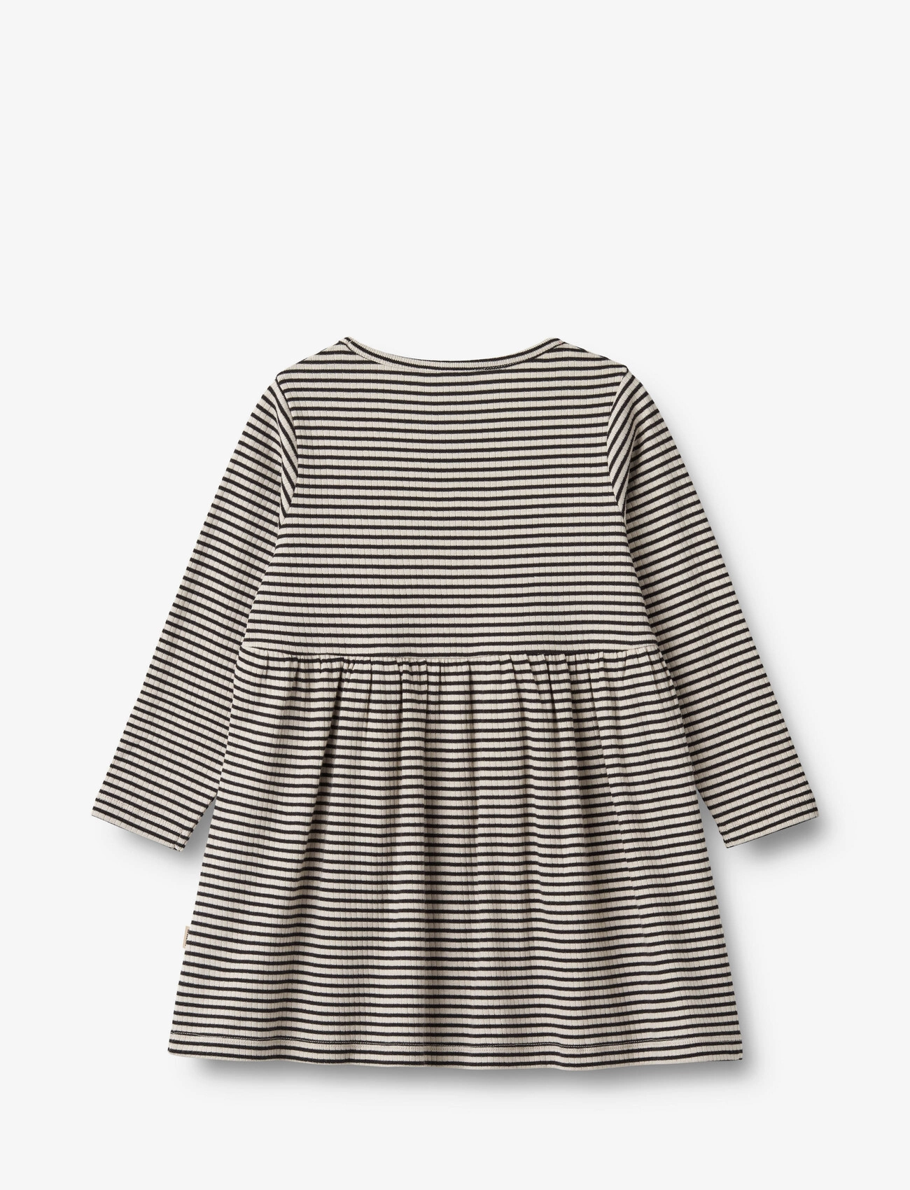 Wheat - Jersey Dress L/S Sessa - black stripe - 1