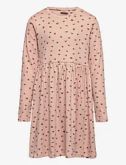 Wheat - Jersey Dress Ryle - long-sleeved casual dresses - pink sand flowers - 0