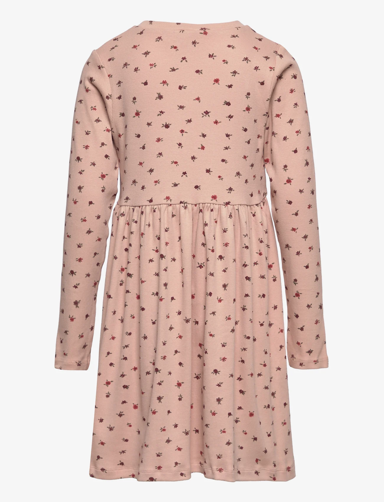 Wheat - Jersey Dress Ryle - sukienki codzienne z długim rękawem - pink sand flowers - 1