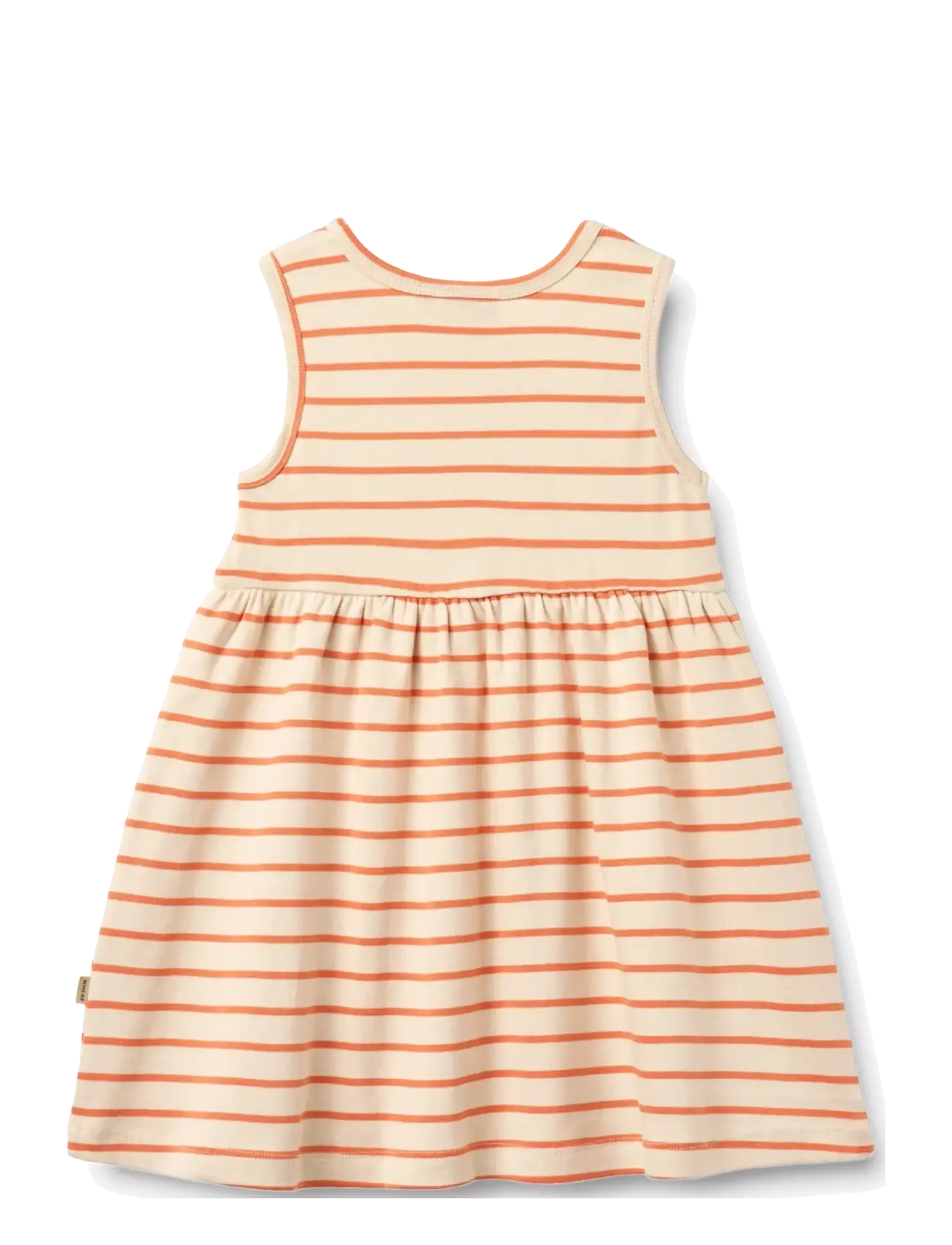 Wheat - Jersey Dress Martha - Ärmellose freizeitkleider - orange stripe - 1