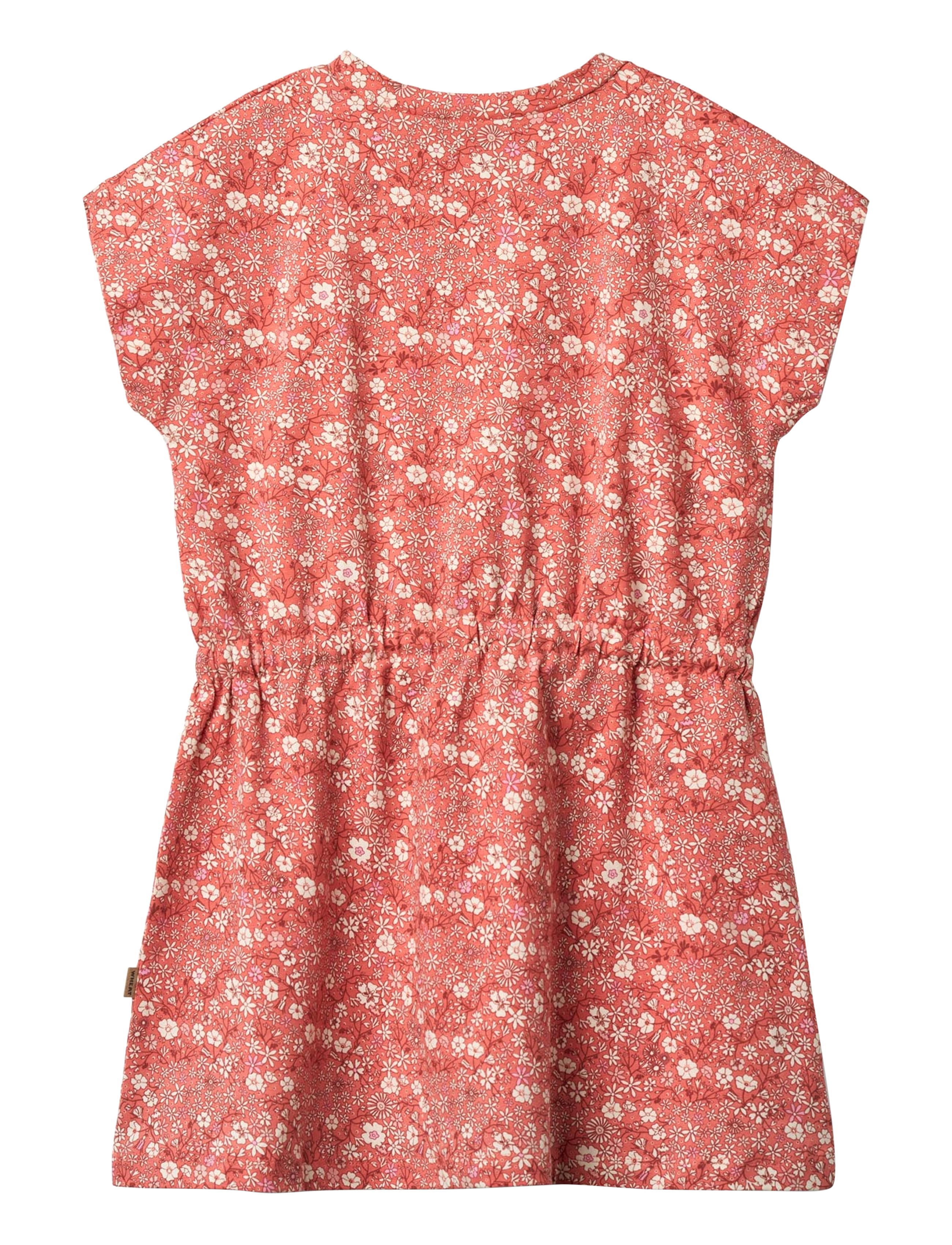 Wheat - Jersey Dress Maribel - robes décontractées à manches courtes - coral flowers - 1