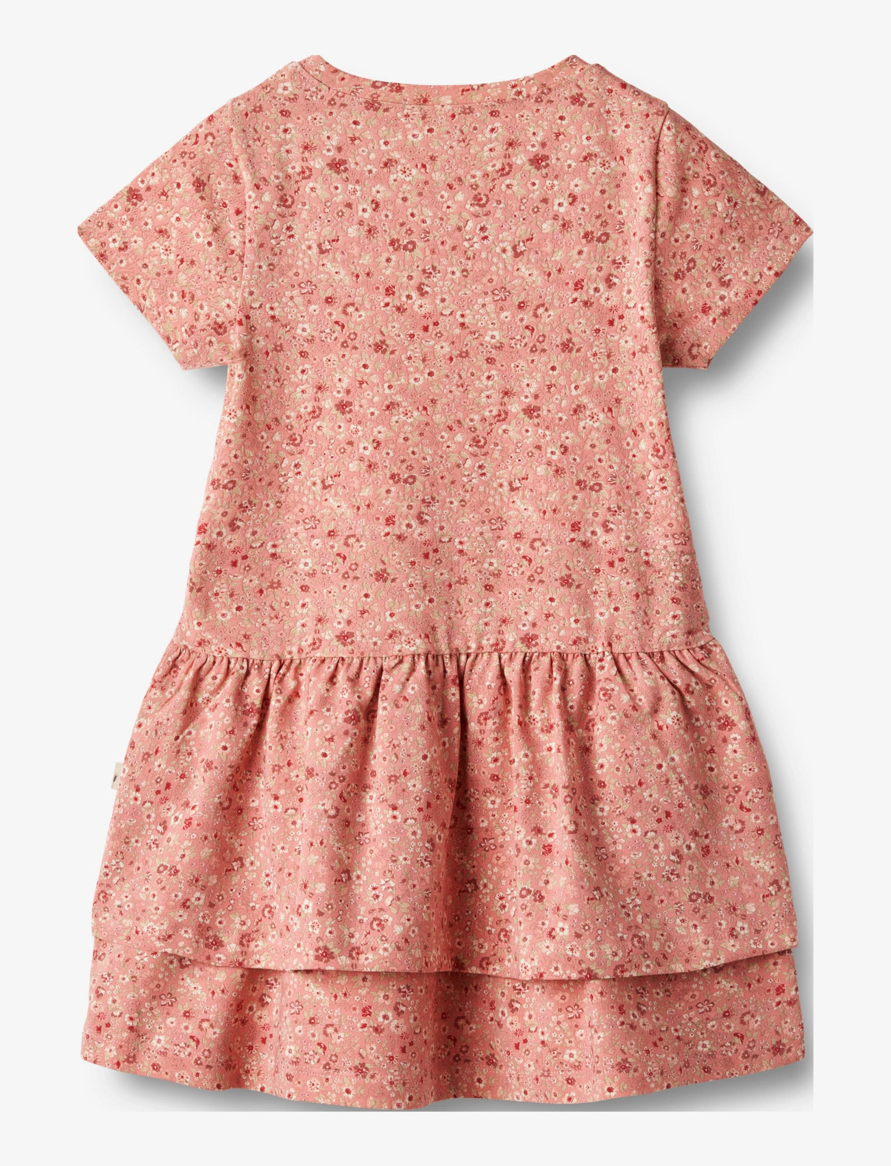 Wheat - Jersey Dress S/S Johanna - rosette flowers - 1