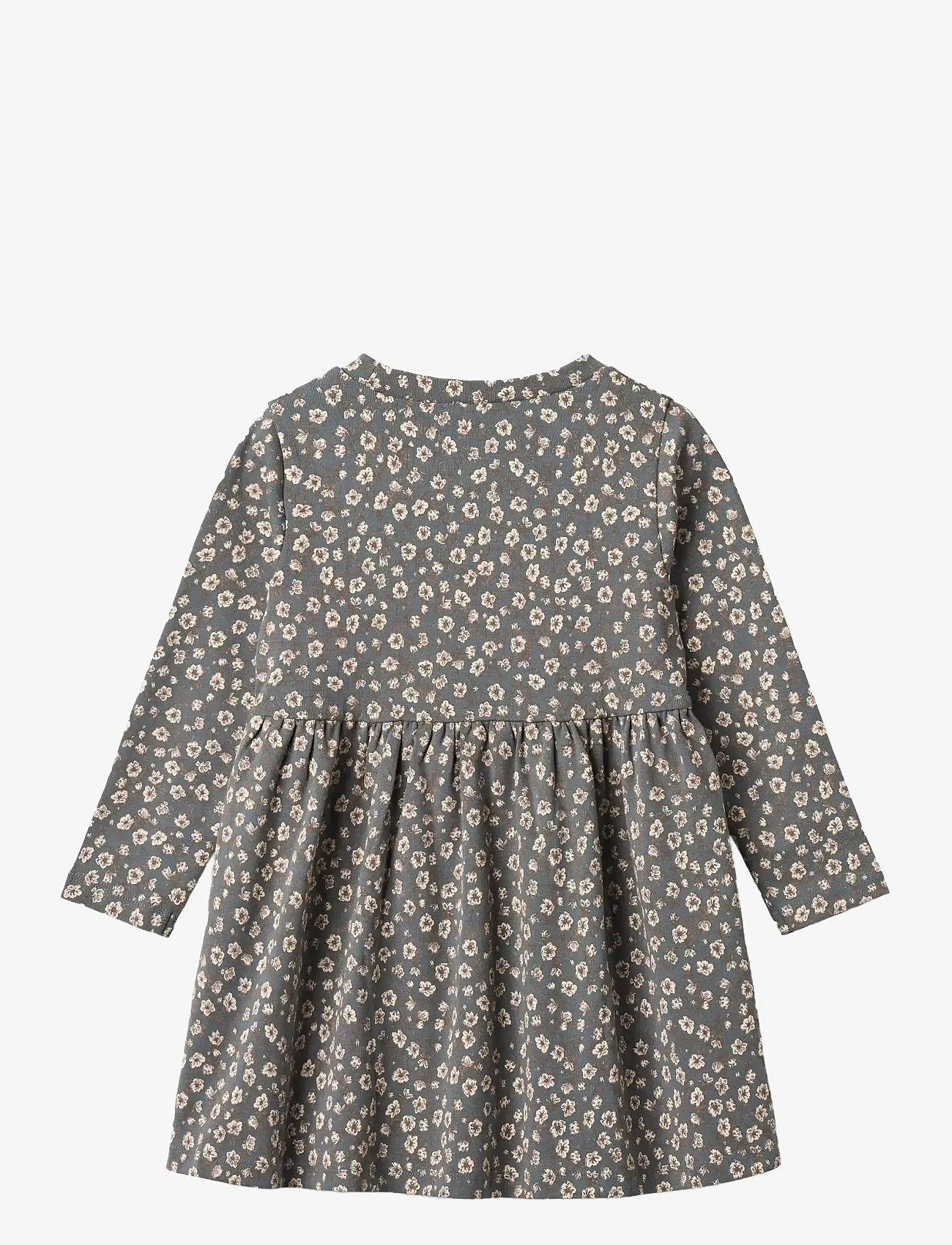 Wheat - Jersey Dress L/S Sessa - laisvalaikio suknelės ilgomis rankovėmis - stormy weather magnolia - 1