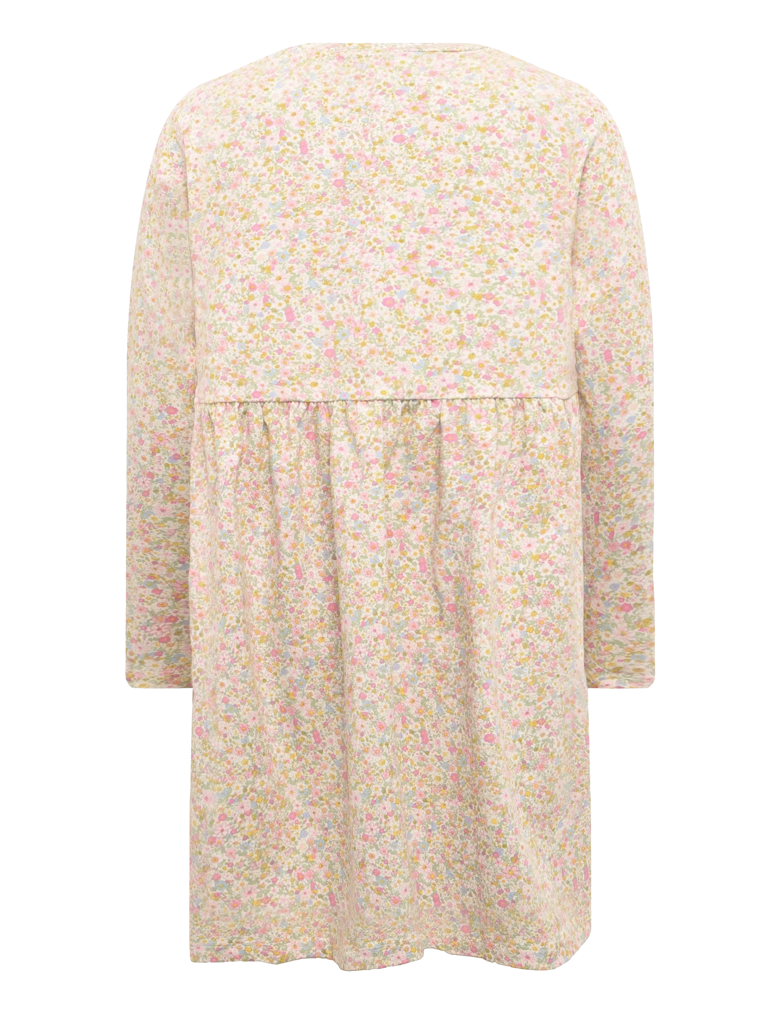 Wheat - Jersey Dress L/S Sessa - langærmede hverdagskjoler - blush flower meadow - 1