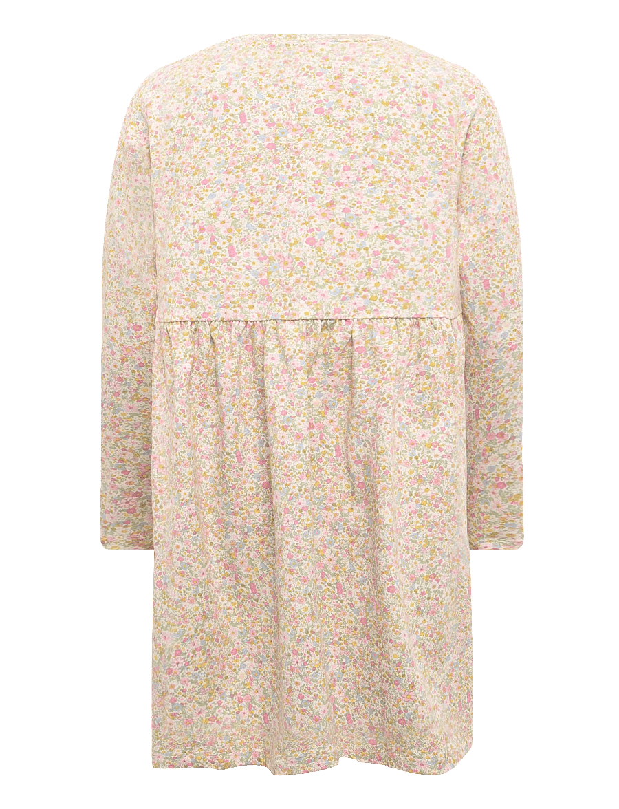 Wheat - Jersey Dress L/S Sessa - langærmede hverdagskjoler - blush flower meadow - 1