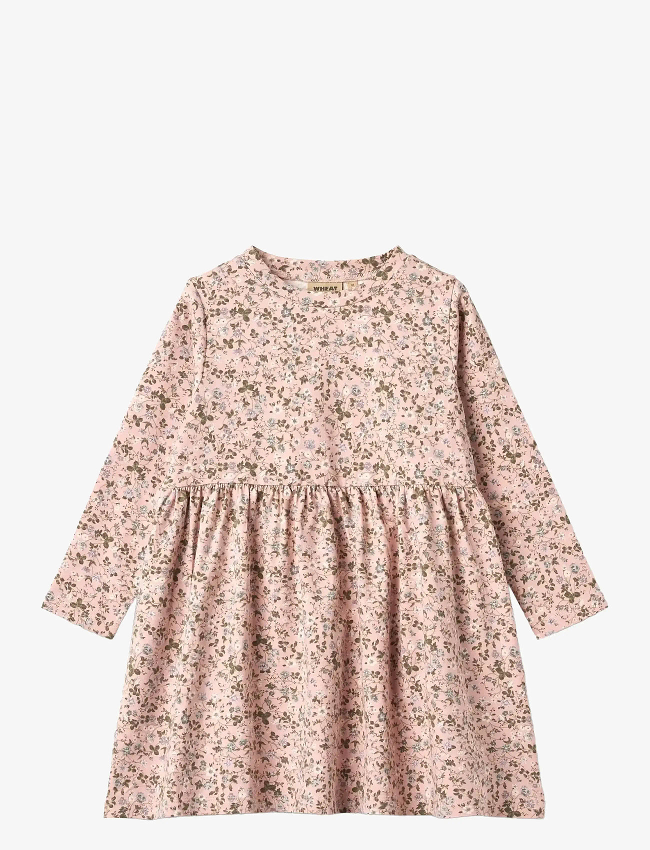 Wheat - Jersey Dress L/S Sessa - rose powder flowers - 0