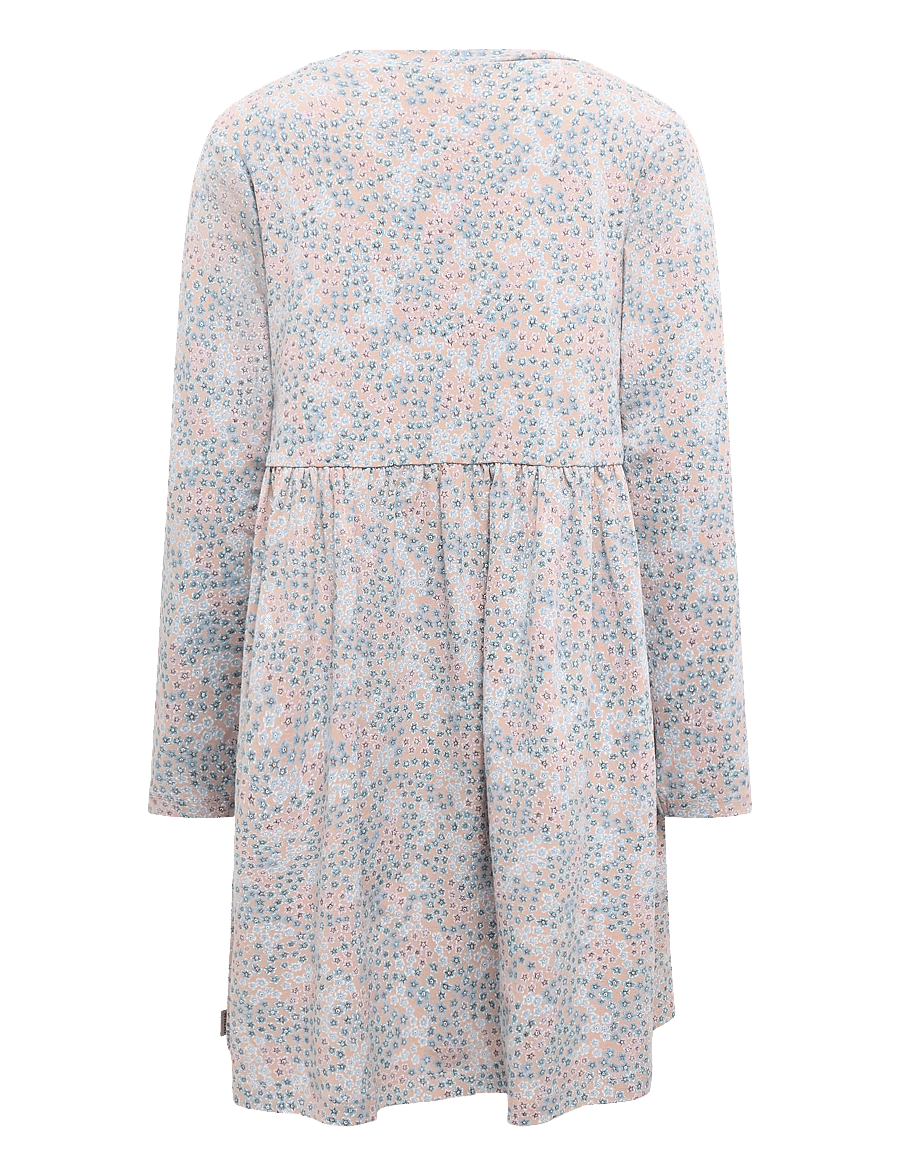 Wheat - Jersey Dress L/S Sessa - langærmede hverdagskjoler - powder blue flowers - 1