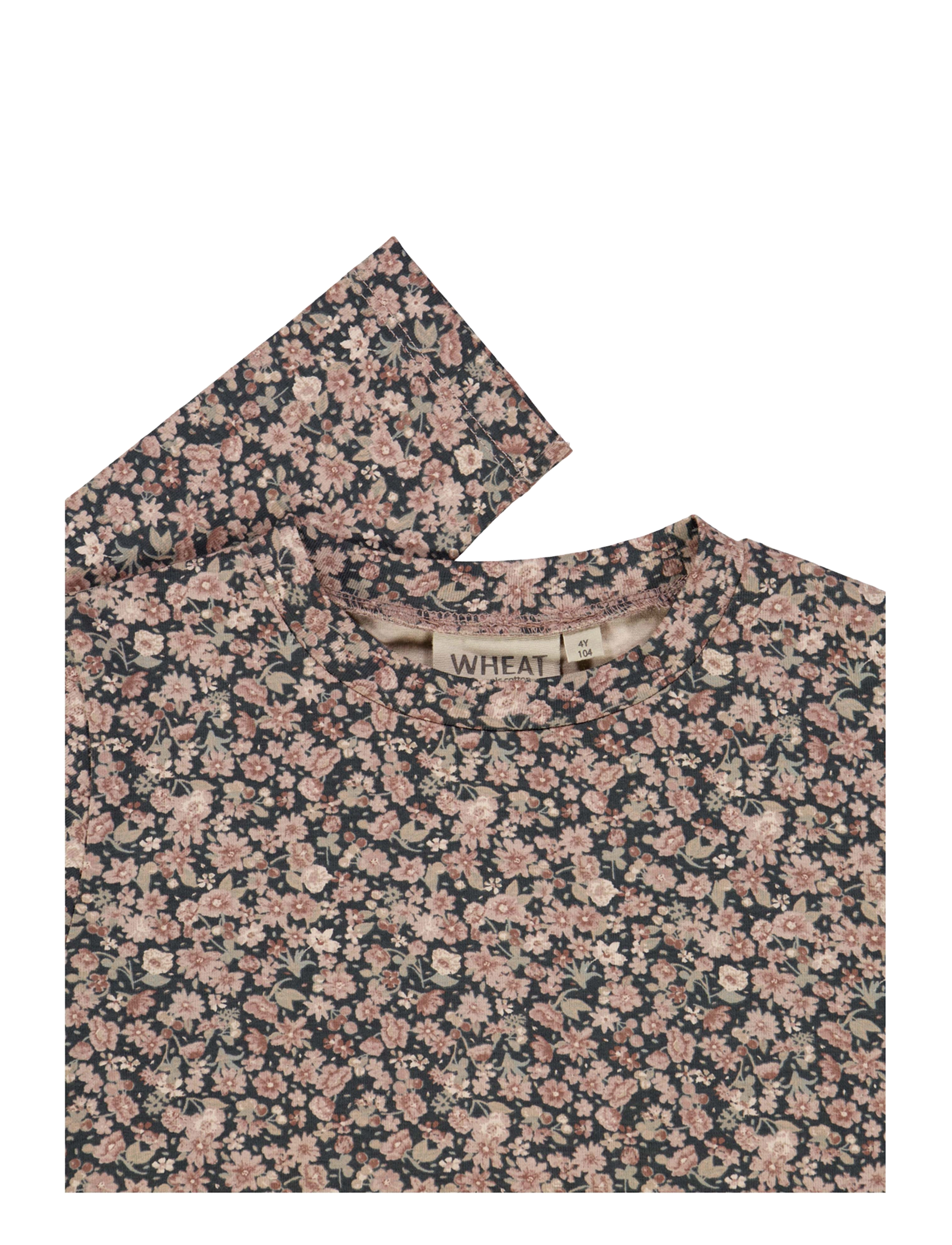 Wheat - Jersey Dress Sessa - winter flowers - 2