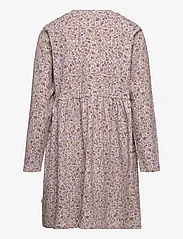 Wheat - Jersey Dress Sessa - langermede hverdagskjoler - grey rose flowers - 1