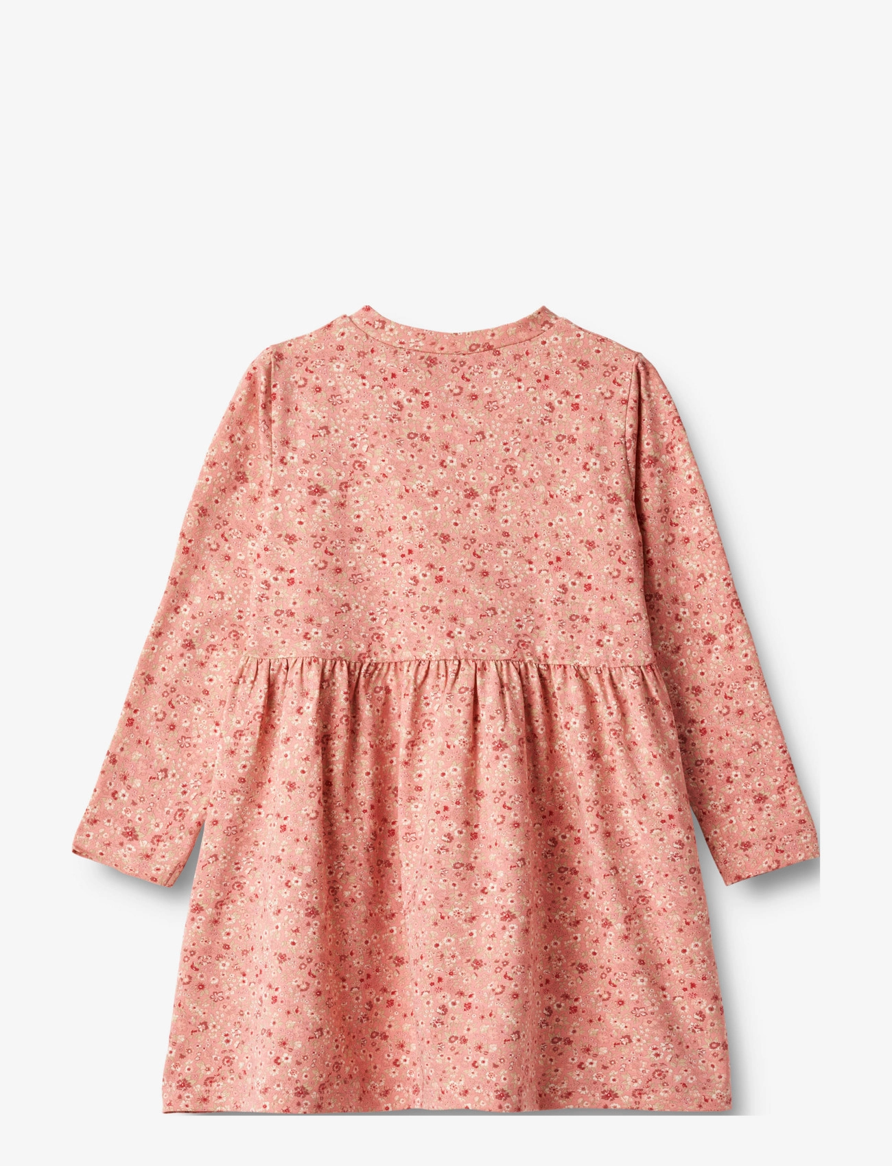 Wheat - Jersey Dress L/S Sessa - rosette flowers - 1
