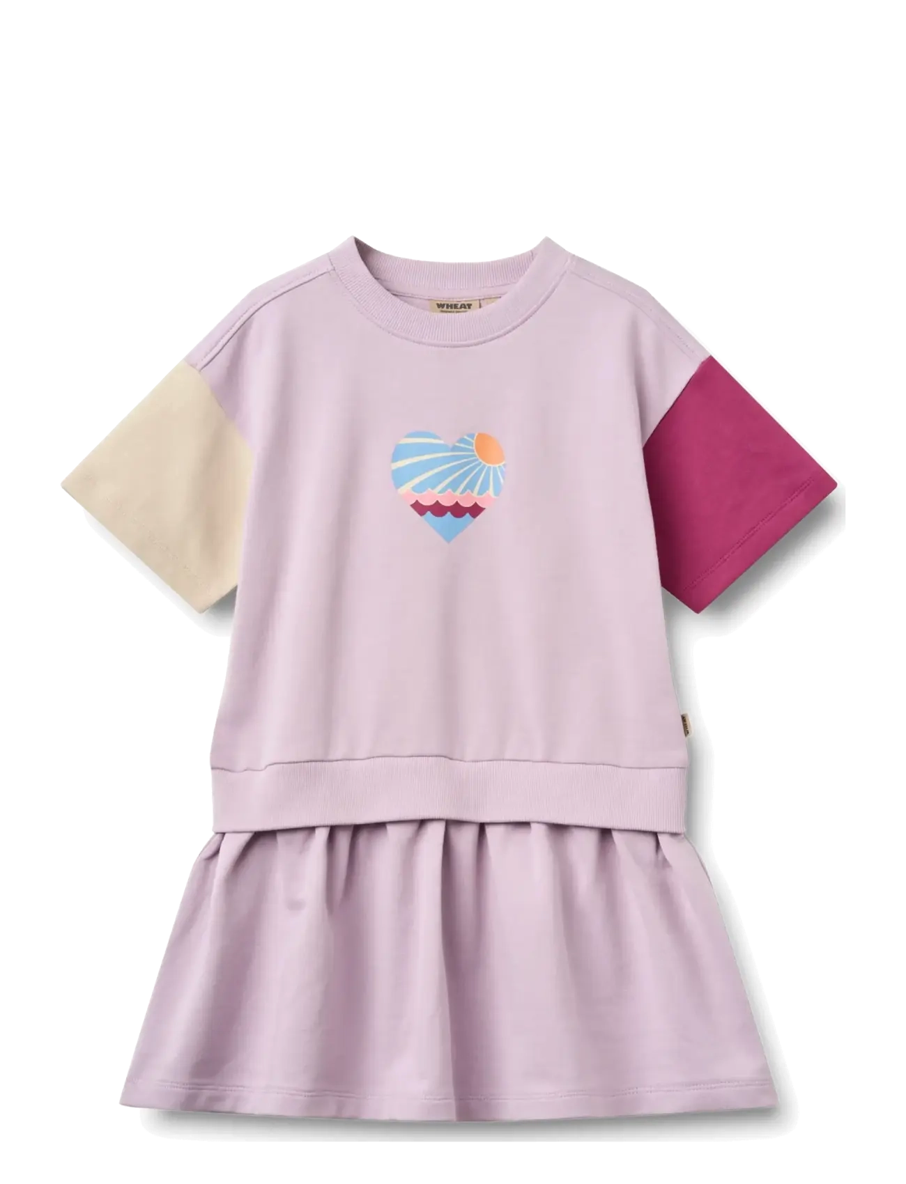 Wheat Sweat Dress S/S Mey - Shop by age - LAVENDER GLOW / purple