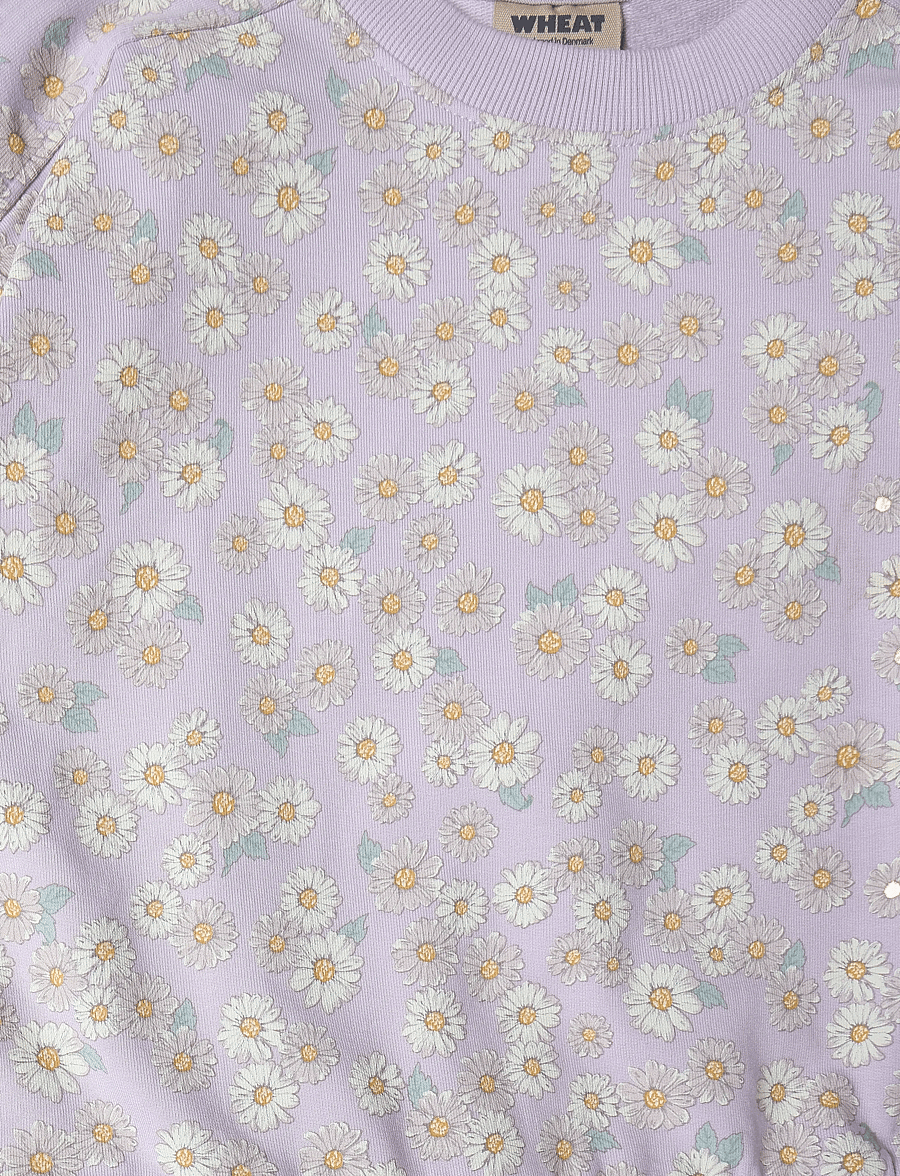 Wheat - Sweat Dress L/S Maggie - lavender daisies - 2