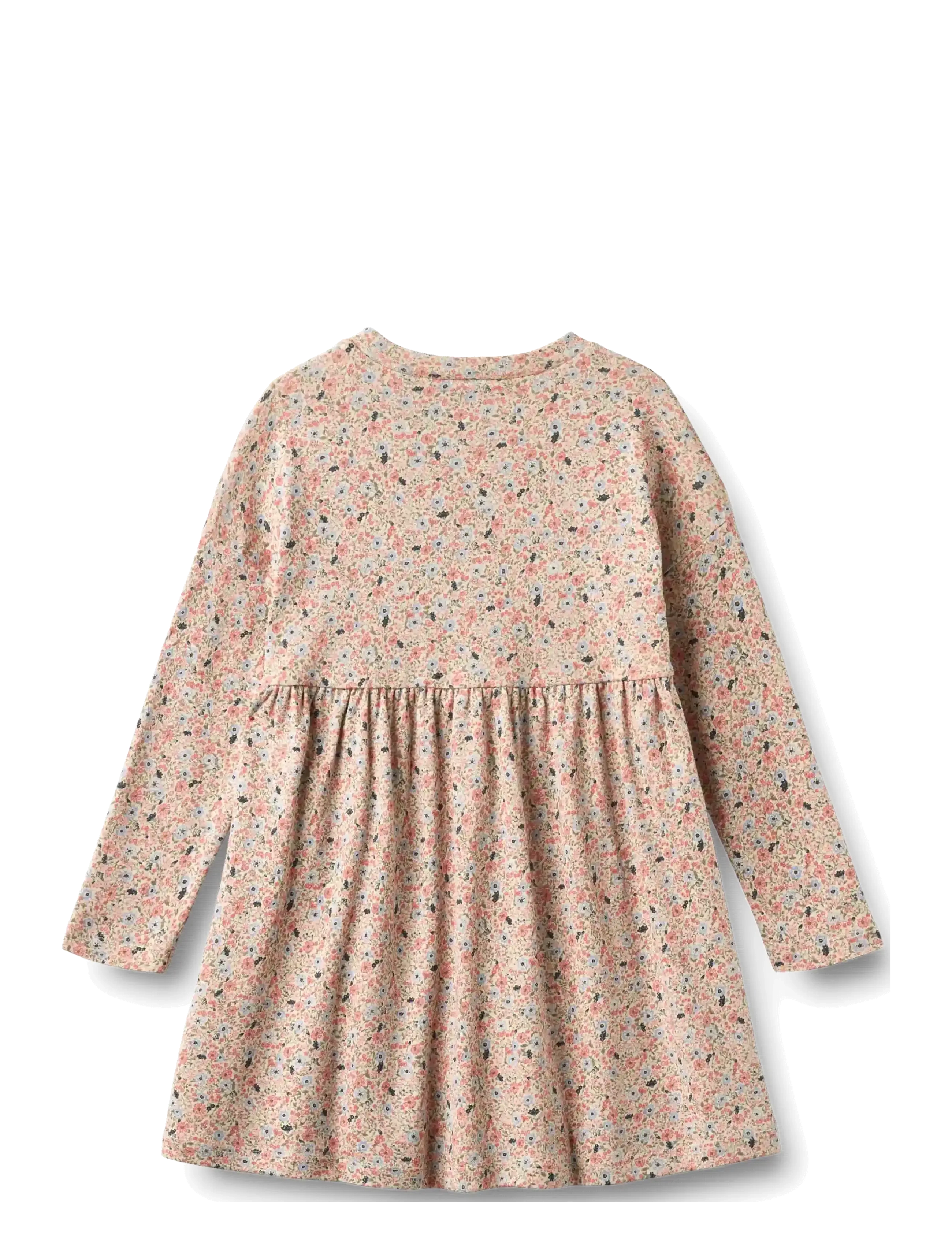 Wheat - Jersey dress L/S Emmy - grey cloud flowers - 2