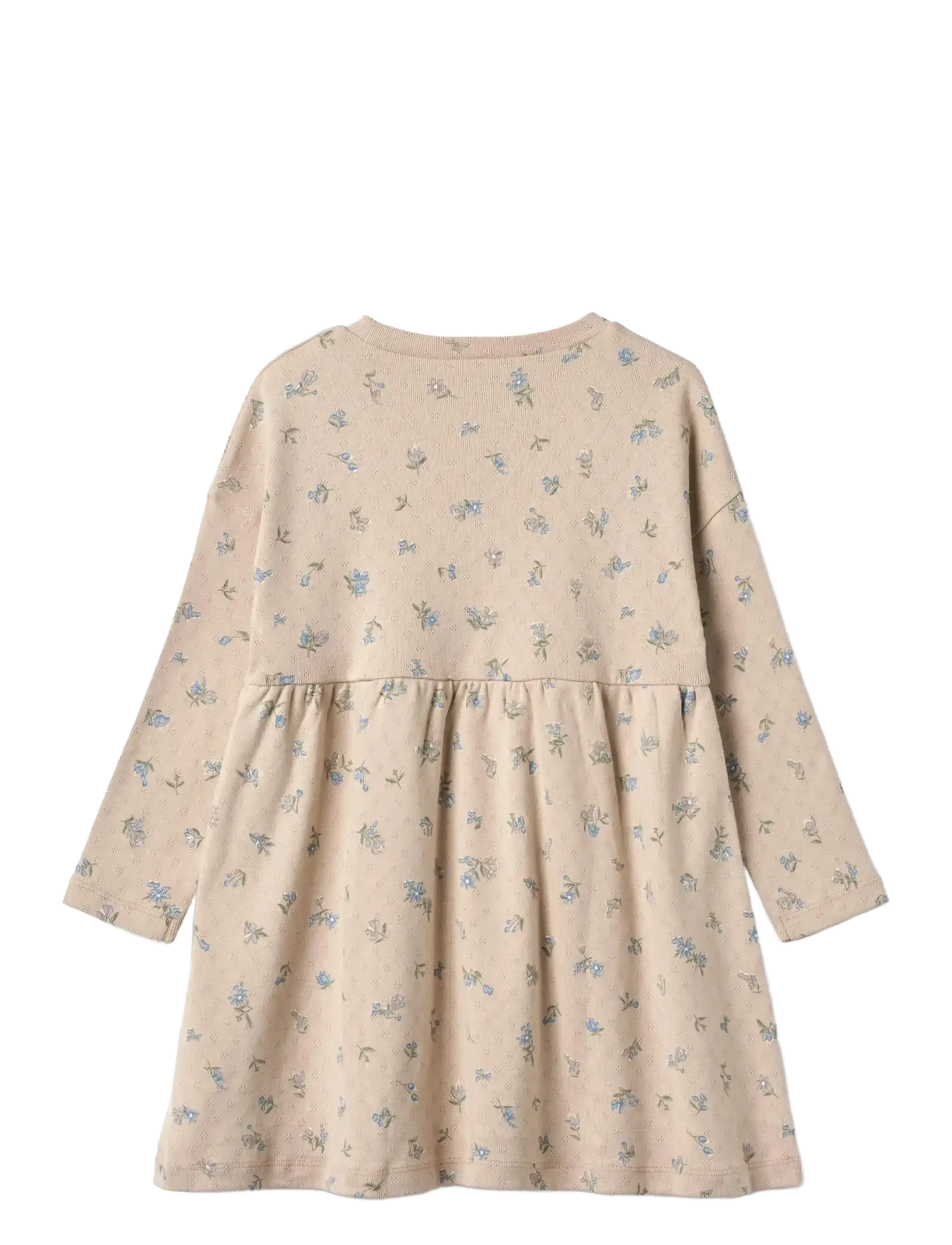 Wheat - jersey Dress L/S Emmy - langærmede hverdagskjoler - warm sand flowers - 1