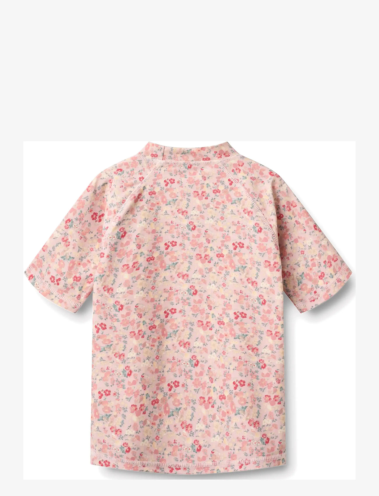 Wheat - Swim T-shirt S/S Jackie - badeoverdele - powder flowers and seashells - 1