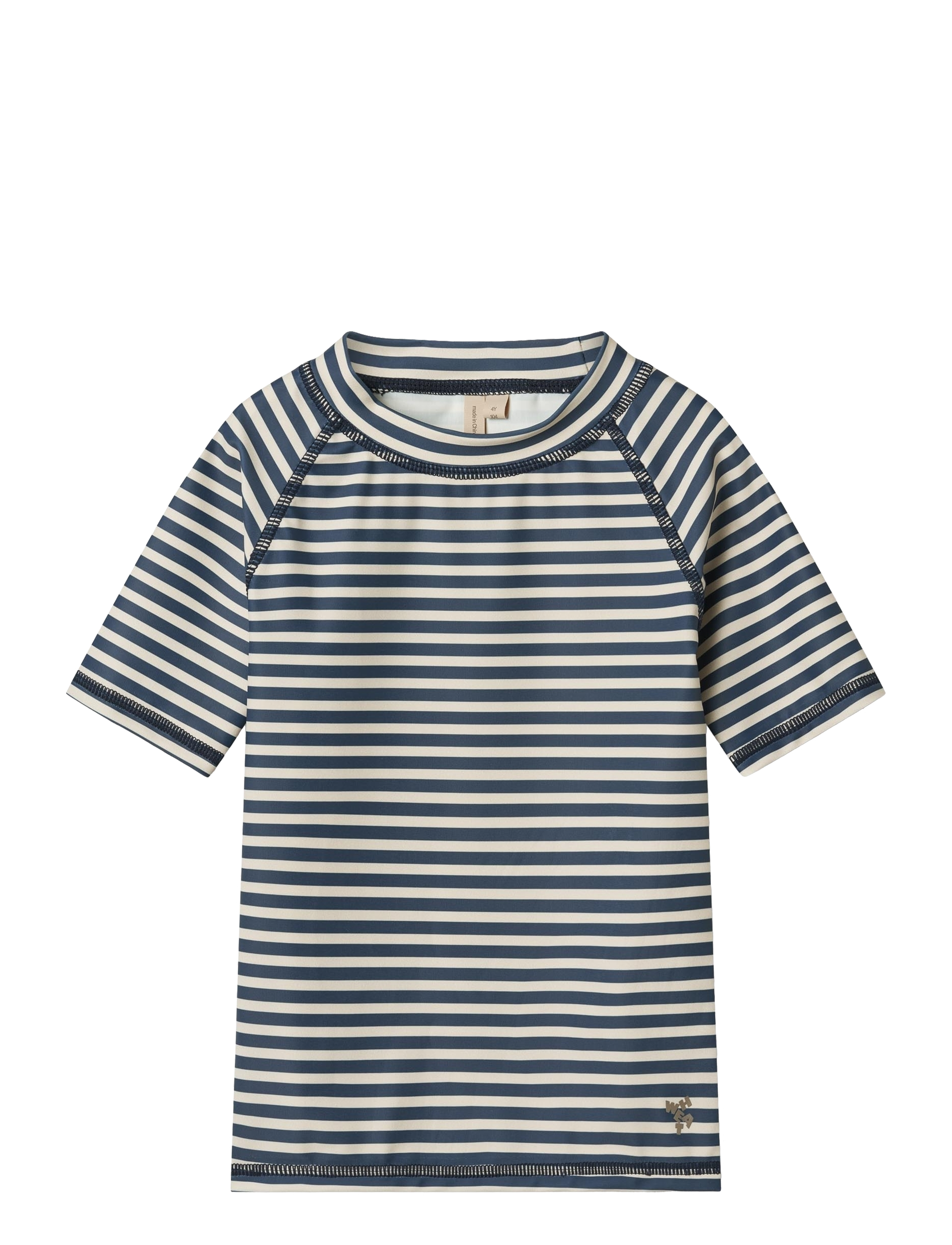 Wheat Swim T-shirt S/S Jackie - UV-tøj - BLUE STRIPE / navy