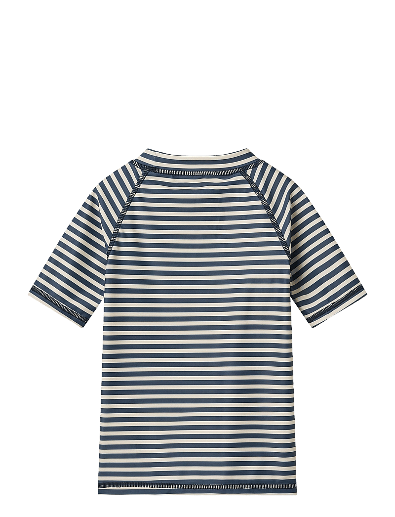 Wheat - Swim T-shirt S/S Jackie - bade-oberteile - blue stripe - 2