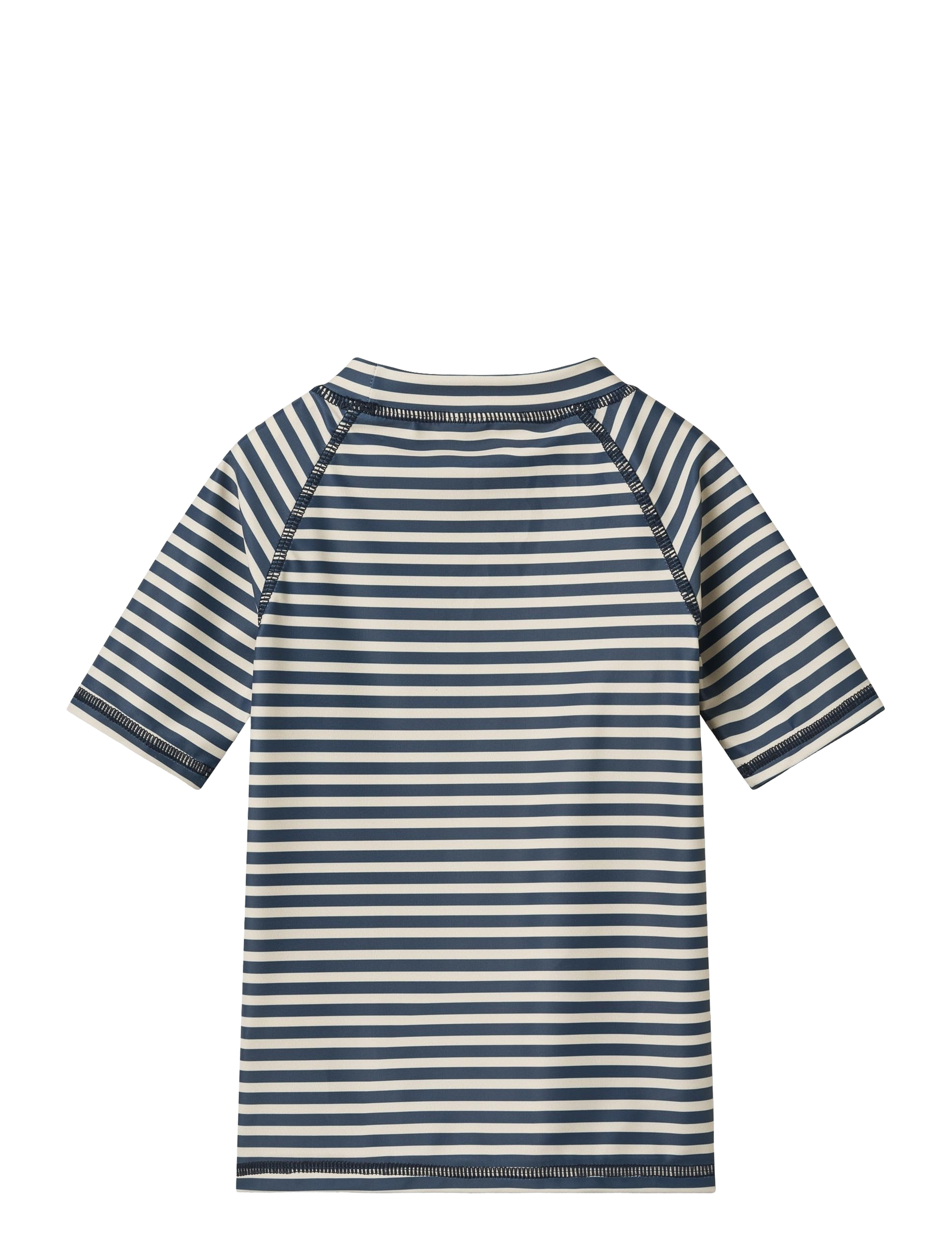 Wheat - Swim T-shirt S/S Jackie - swim tops - blue stripe - 2