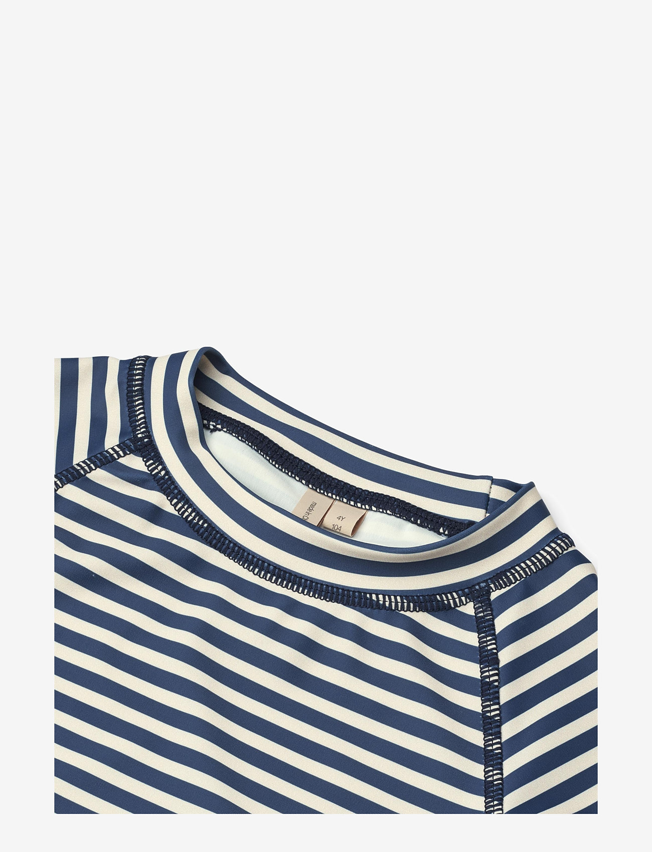 Wheat - Swim T-shirt S/S Jackie - swim tops - blue stripe - 3