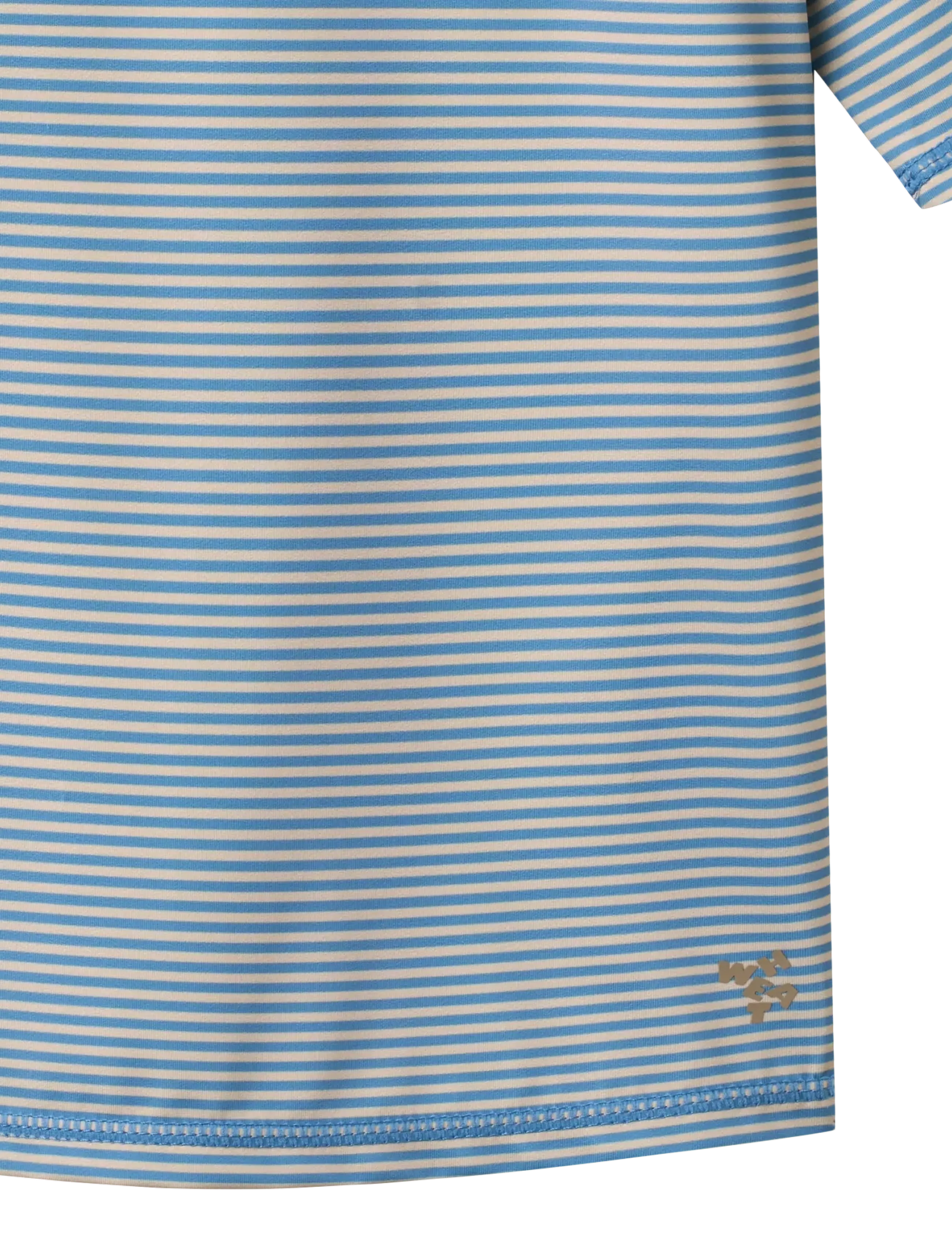 Wheat - Swim T-shirt S/S Jackie - badeoverdele - blue swim stripe - 2