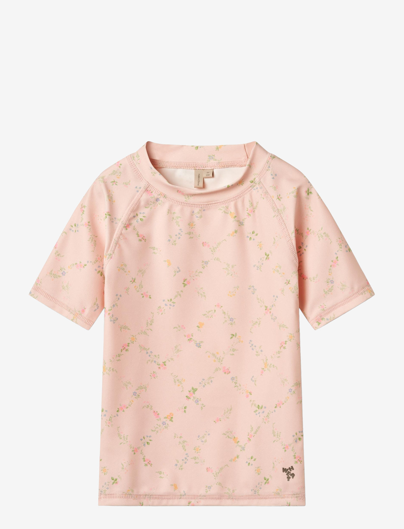Wheat - Swim T-shirt S/S Jackie - bovenstukjes bikini - powder checked flowers - 0