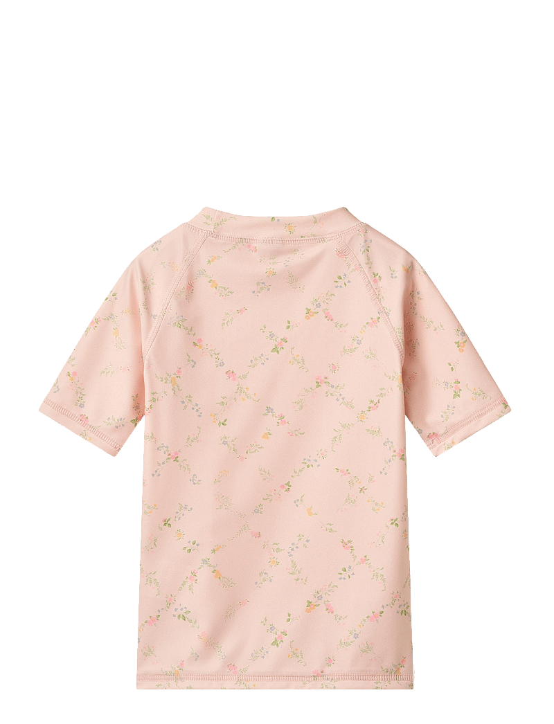 Wheat - Swim T-shirt S/S Jackie - bovenstukjes bikini - powder checked flowers - 1