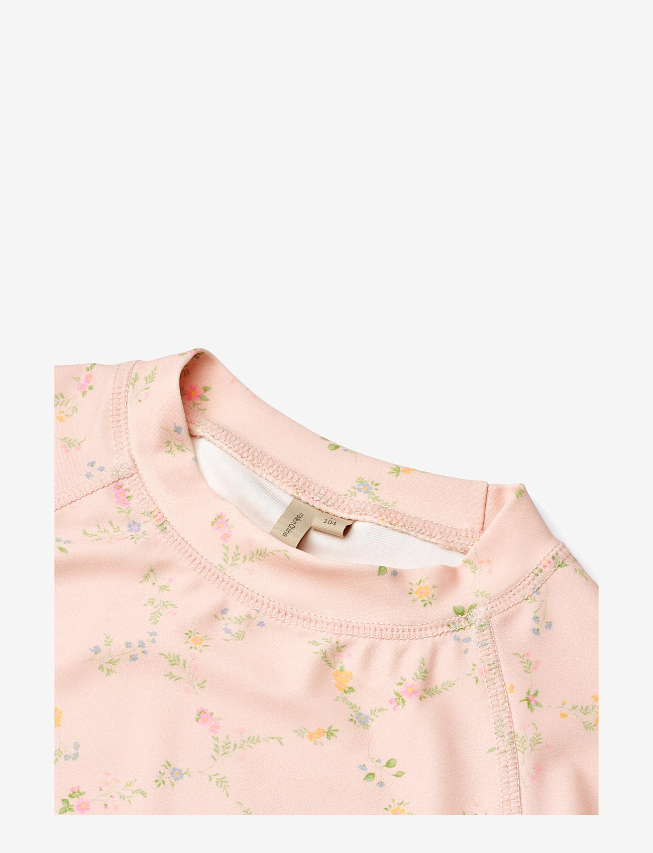 Wheat - Swim T-shirt S/S Jackie - bovenstukjes bikini - powder checked flowers - 2