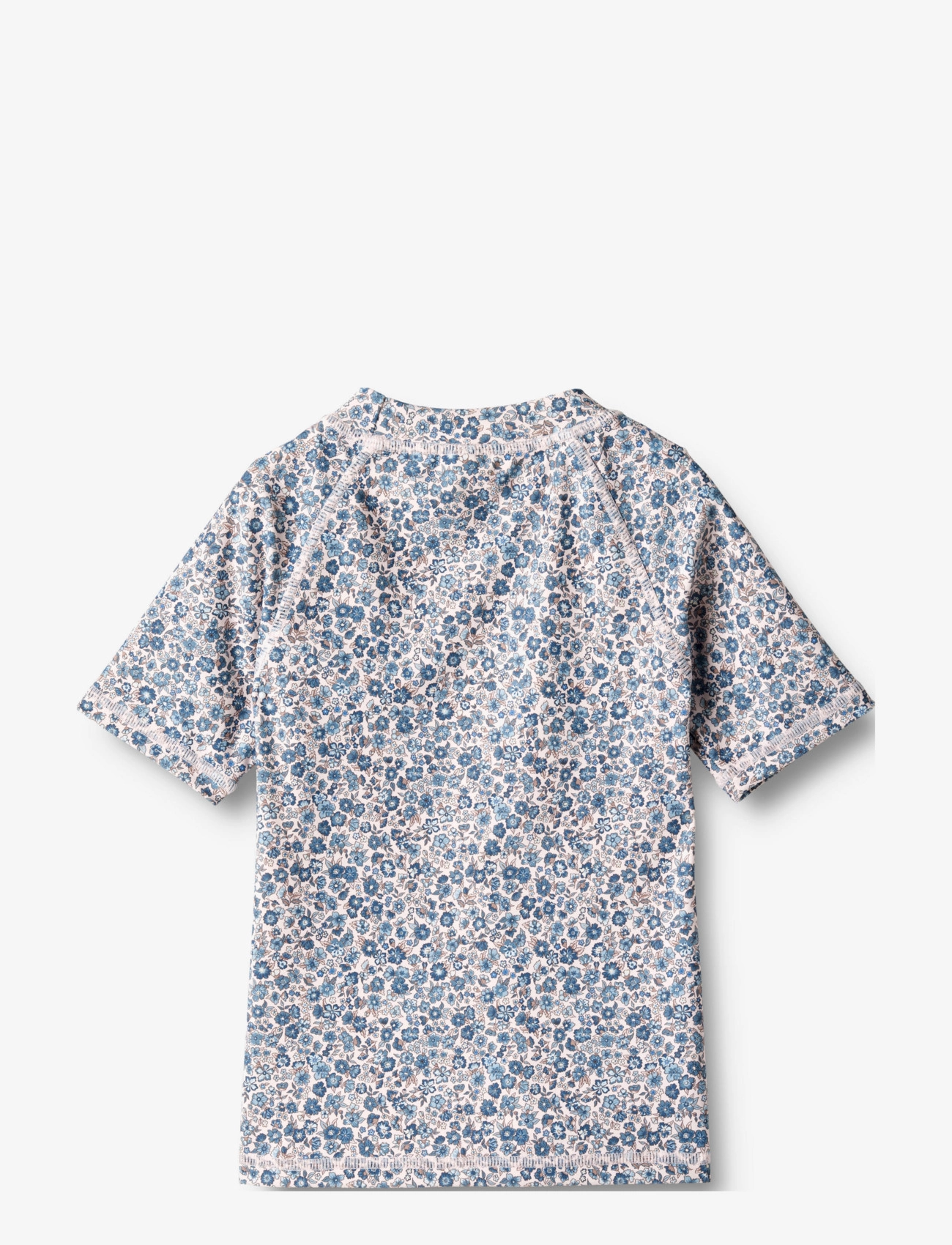 Wheat - Swim T-Shirt S/S Jackie - blue flower meadow - 1