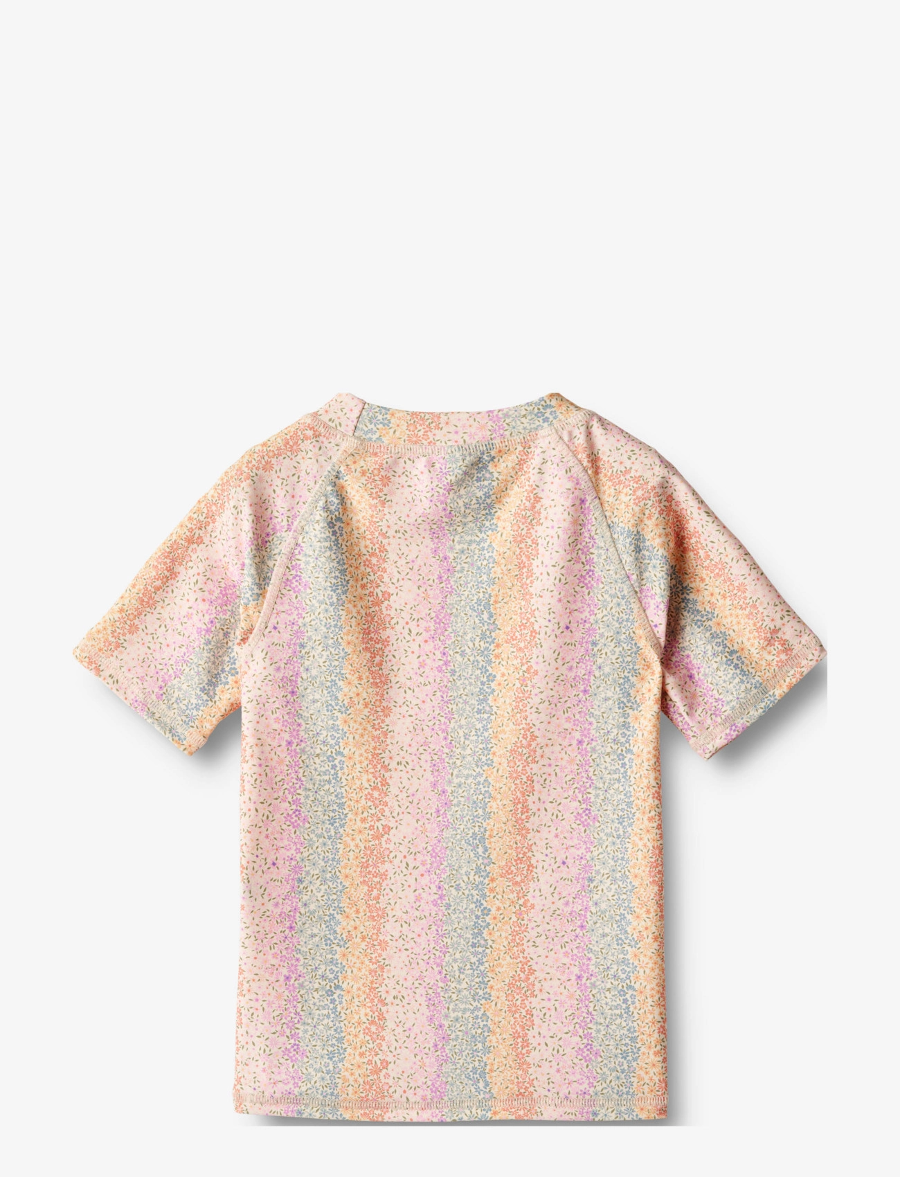 Wheat - Swim T-Shirt S/S Jackie - rainbow flowers - 1