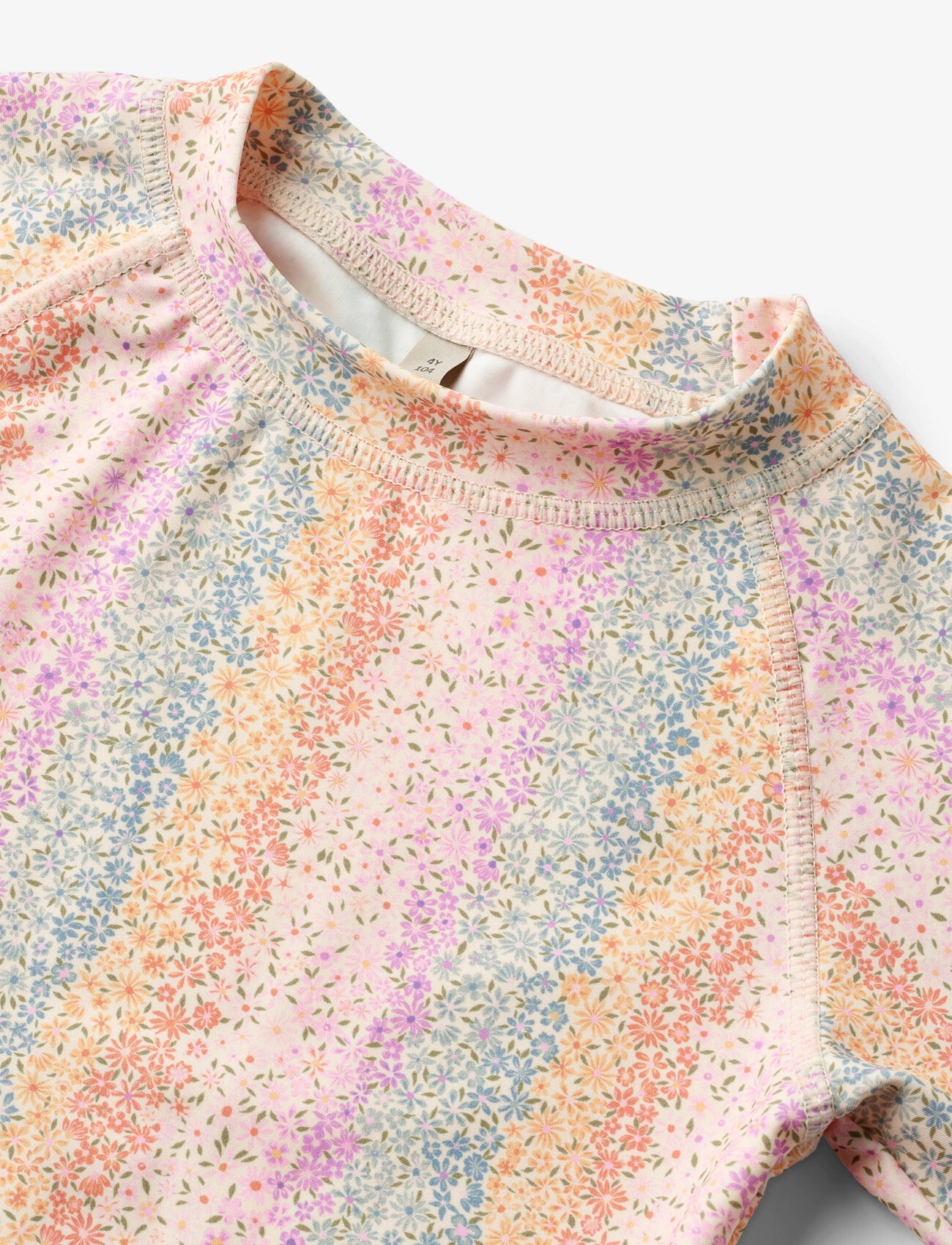 Wheat - Swim T-Shirt S/S Jackie - rainbow flowers - 2